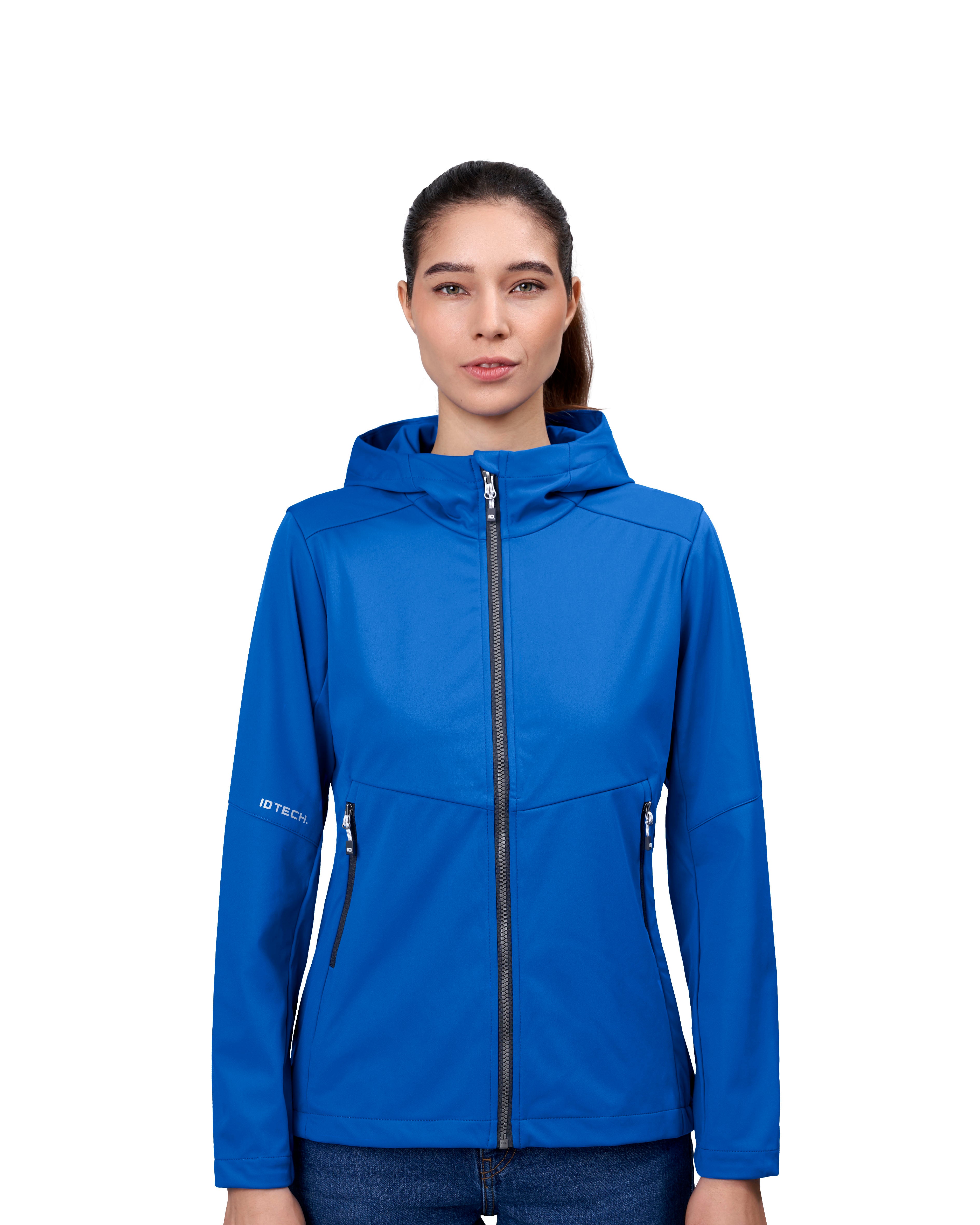 ID 0837 Softshell jakke | letvægt | dame produktfoto med firmalogo