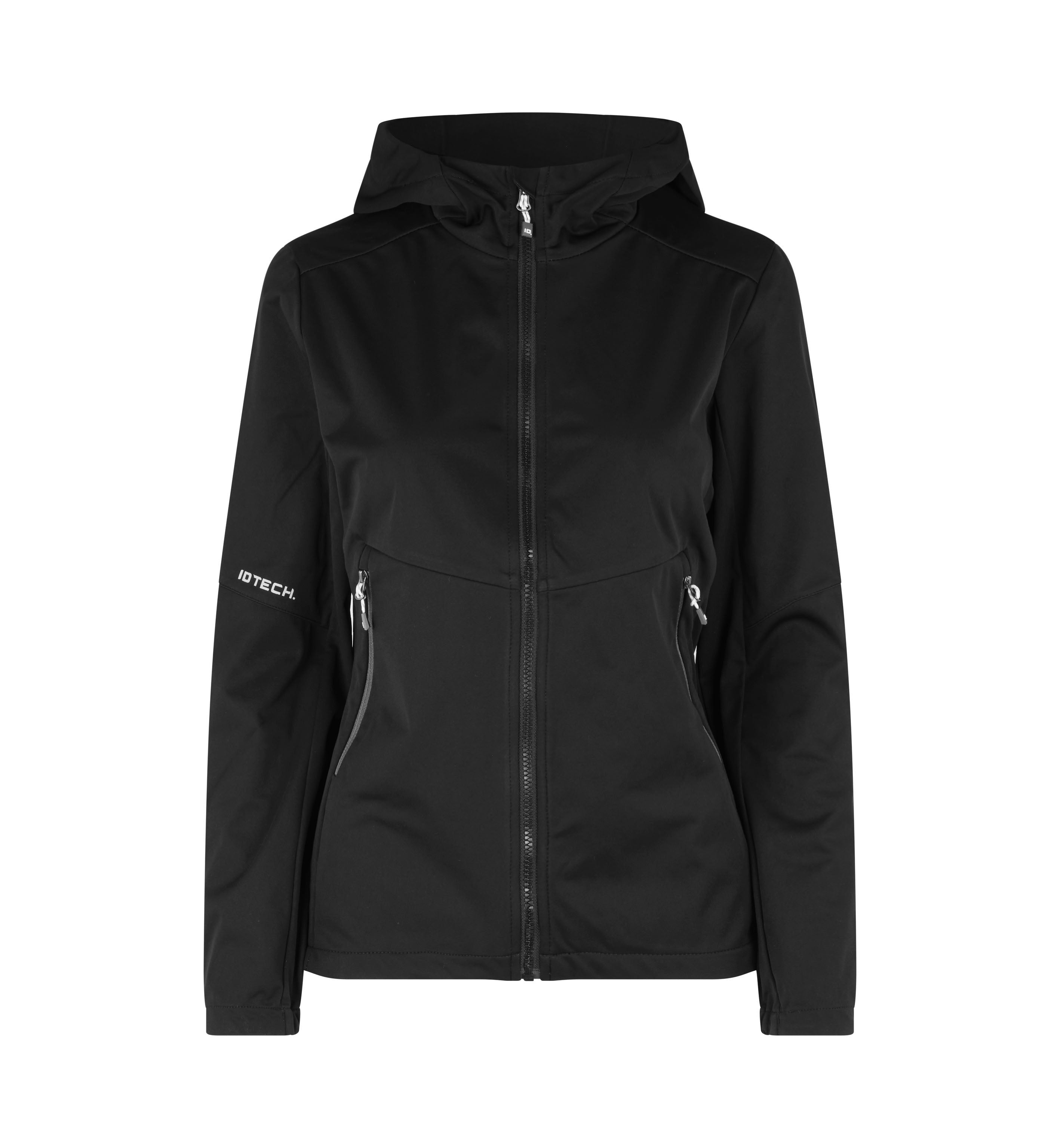 ID 0837 Softshell jakke | letvægt | dame detalje med tryk