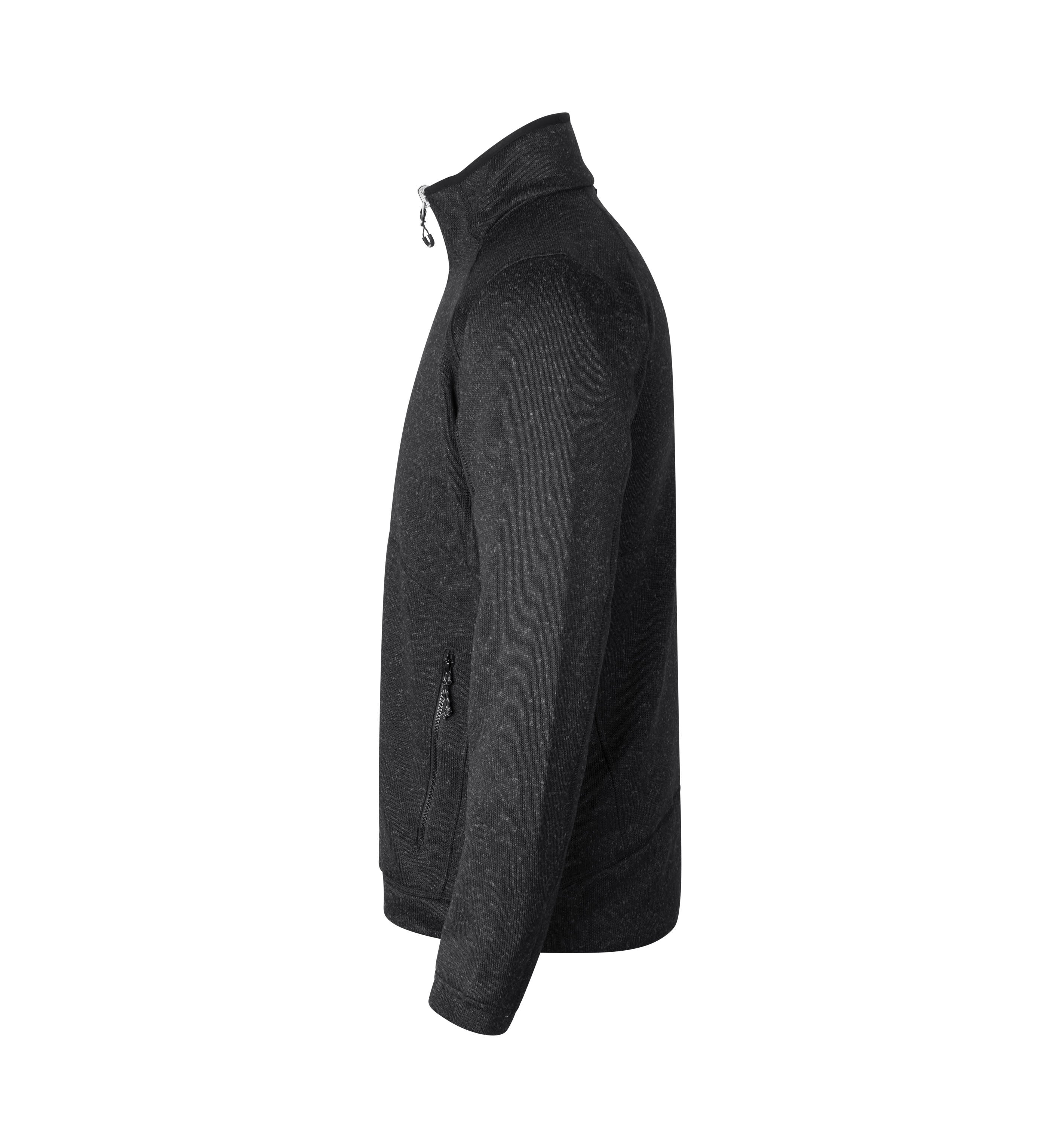 ID 0847 Zip-n-Mix fleece | melange produktfoto med tryk