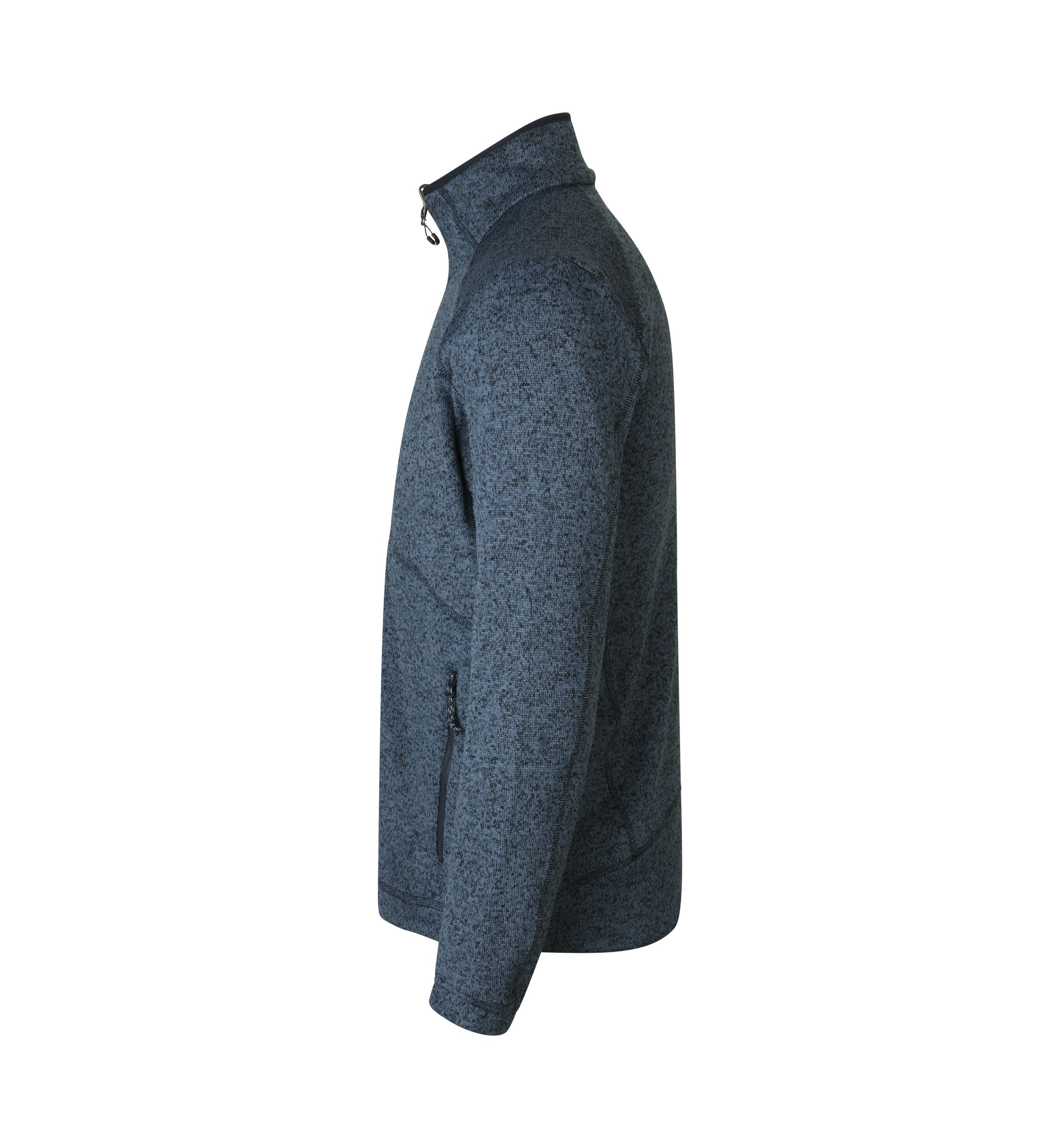 ID 0847 Zip-n-Mix fleece | melange produktbillede med firmalogo
