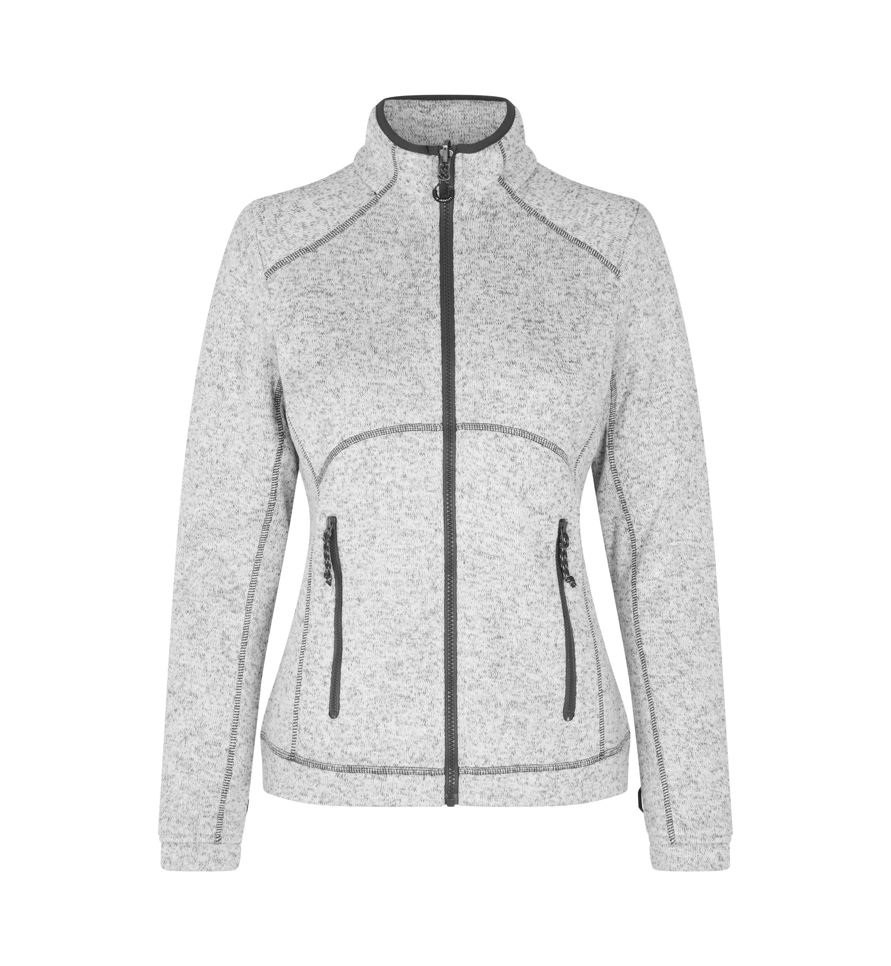 ID 0848 Zip-n-Mix fleece | melange | dame materiale med firmalogo