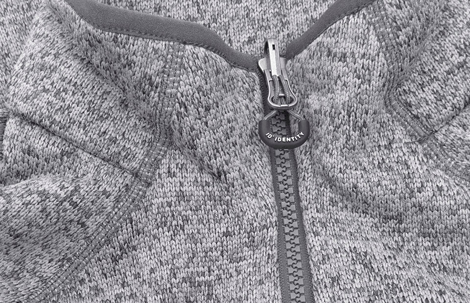 ID 0848 Zip-n-Mix fleece | melange | dame produktbillede til broderi