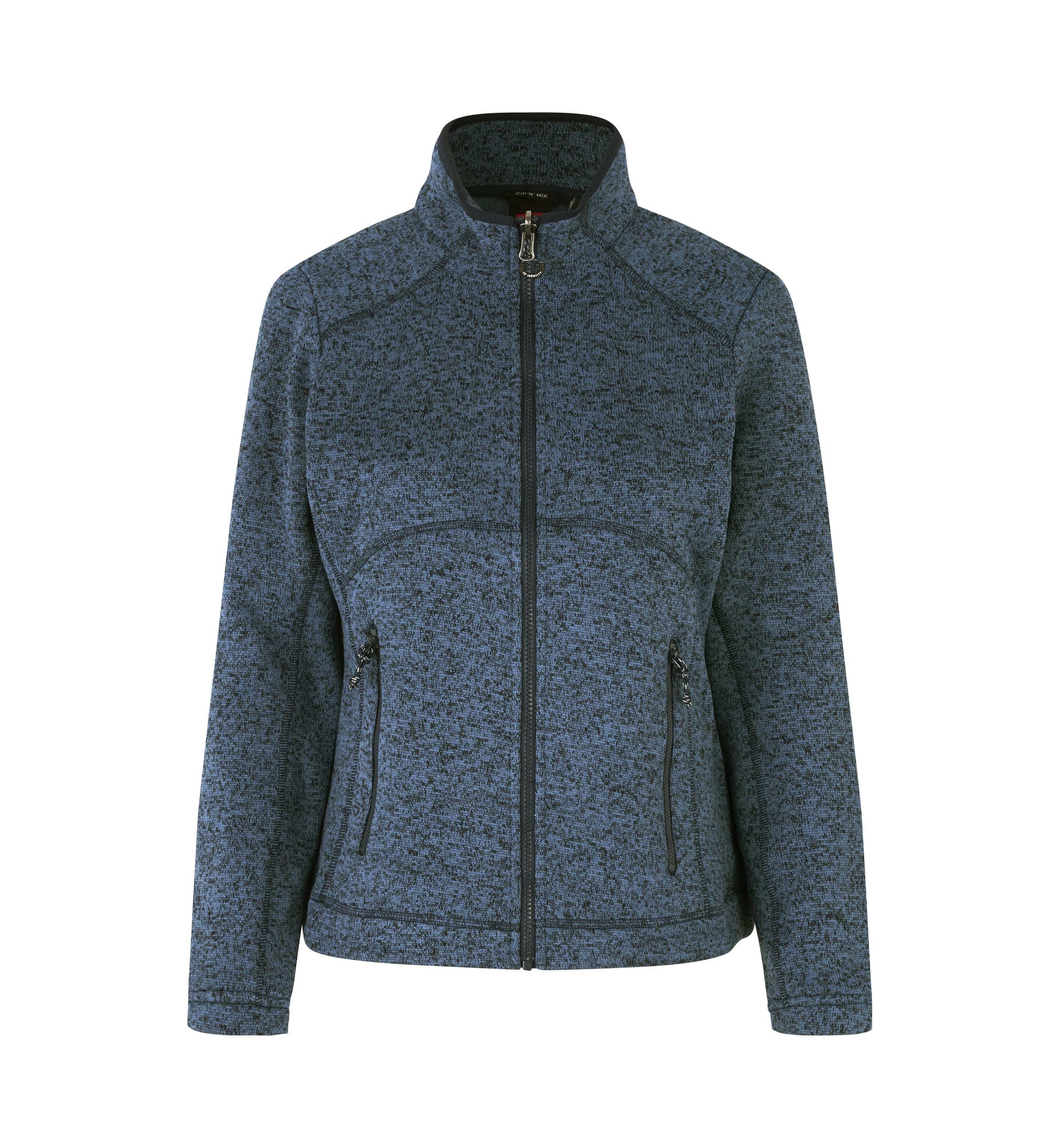 ID 0848 Zip-n-Mix fleece | melange | dame produktfoto med firmalogo