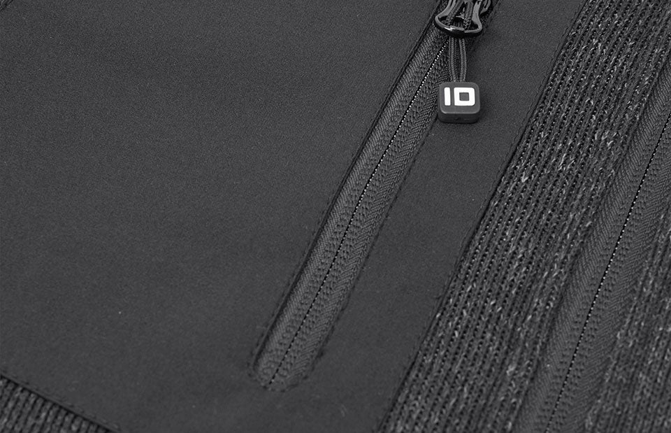 ID 0850 Cardigan | strikfleece materiale med logo