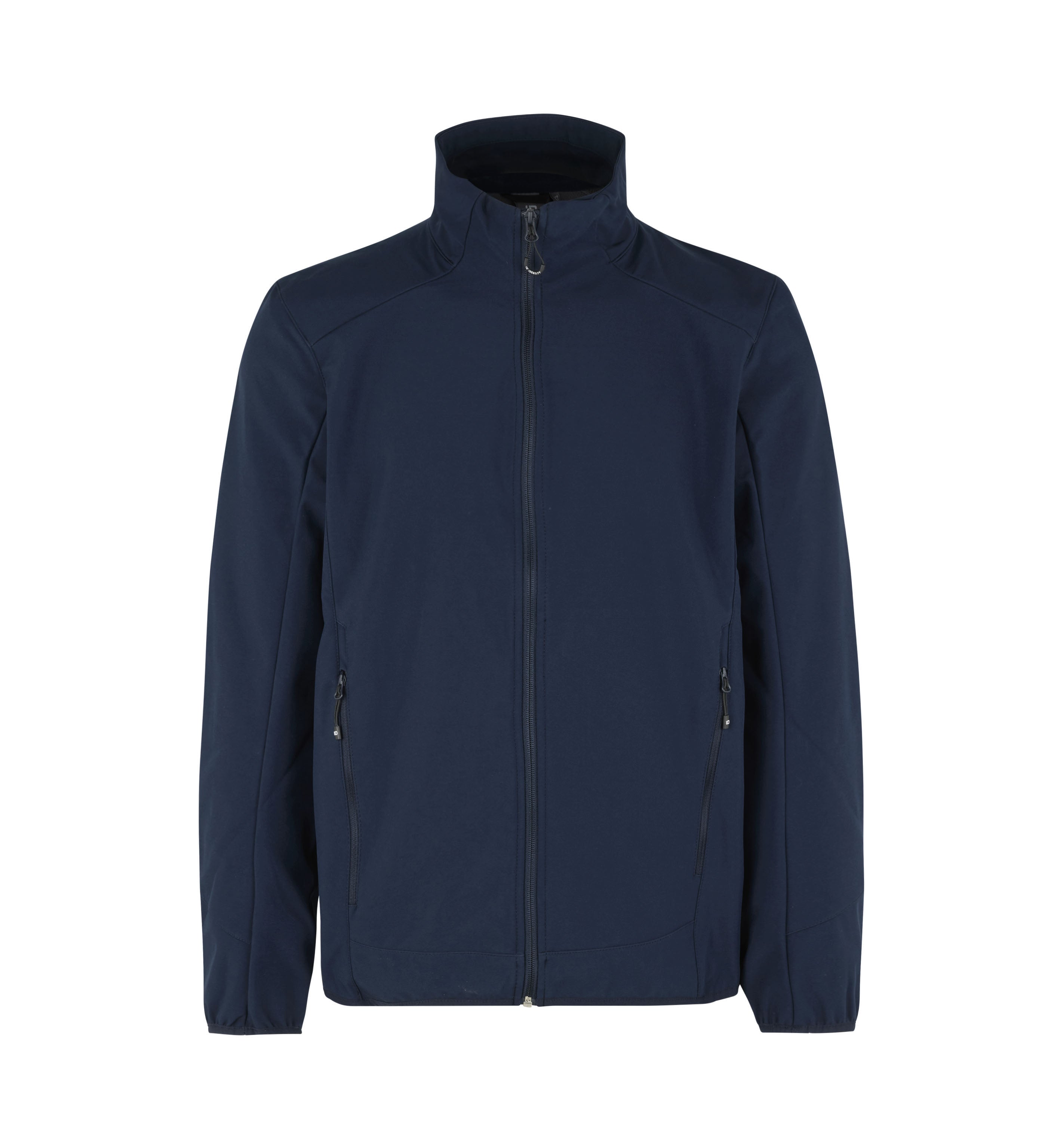 ID 0854 CORE softshell jakke nærbillede med firmalogo