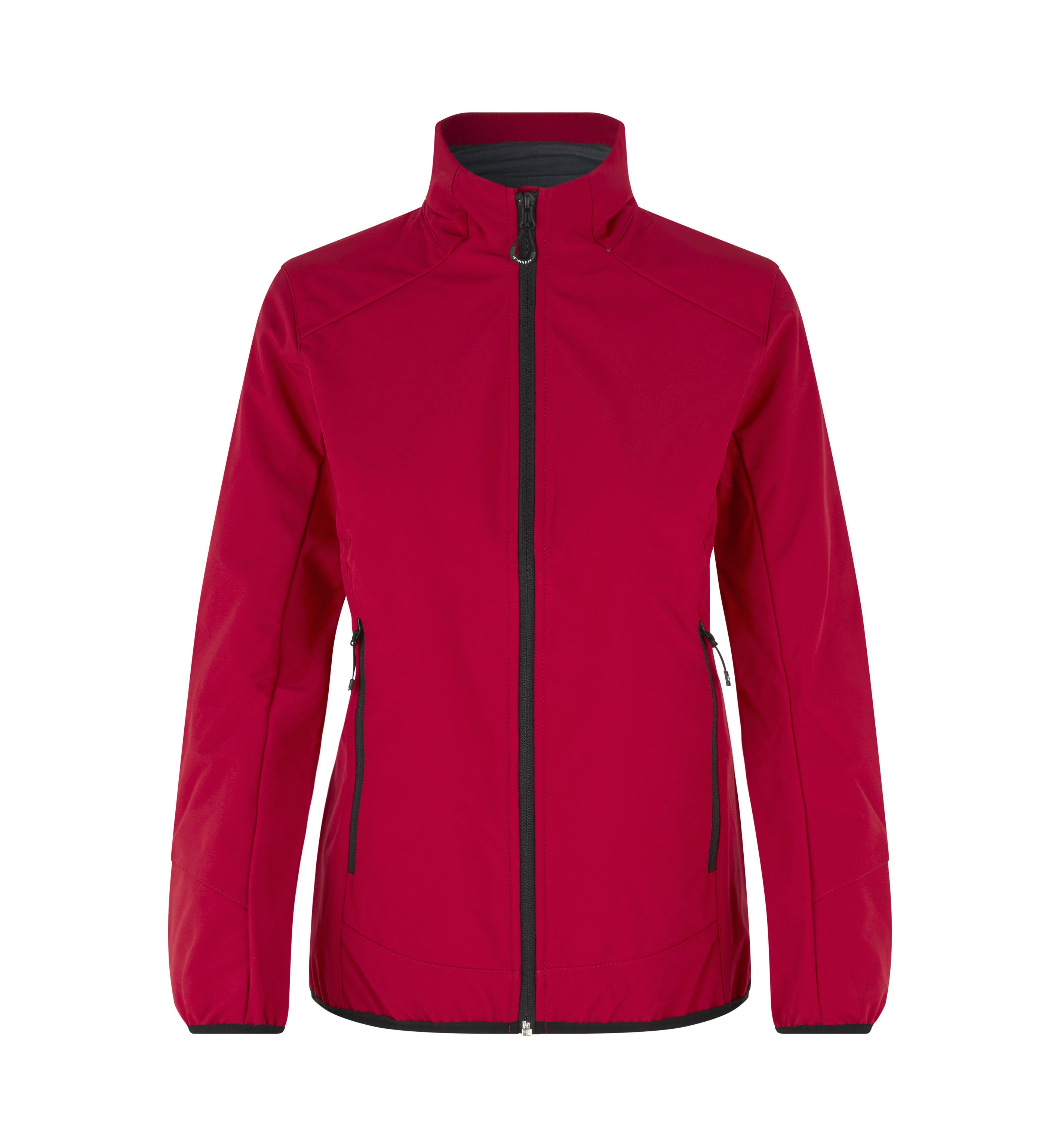 ID 0856 CORE softshell jakke| dame detalje med firmalogo