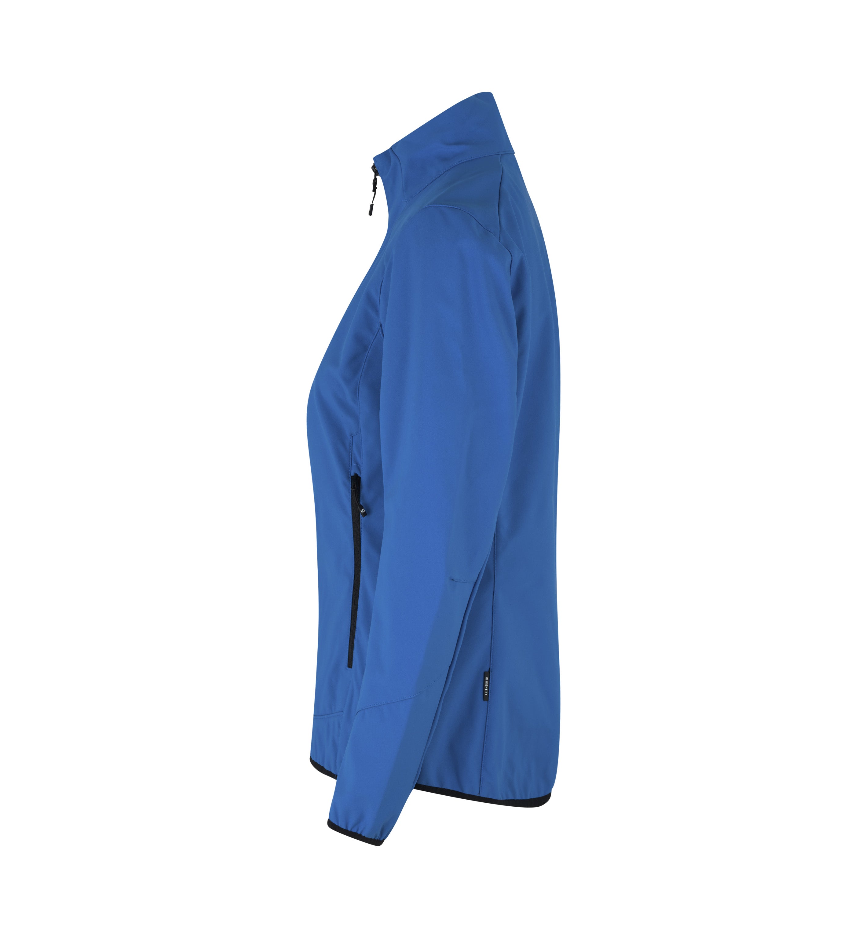 ID 0856 CORE softshell jakke| dame nærbillede med firmalogo