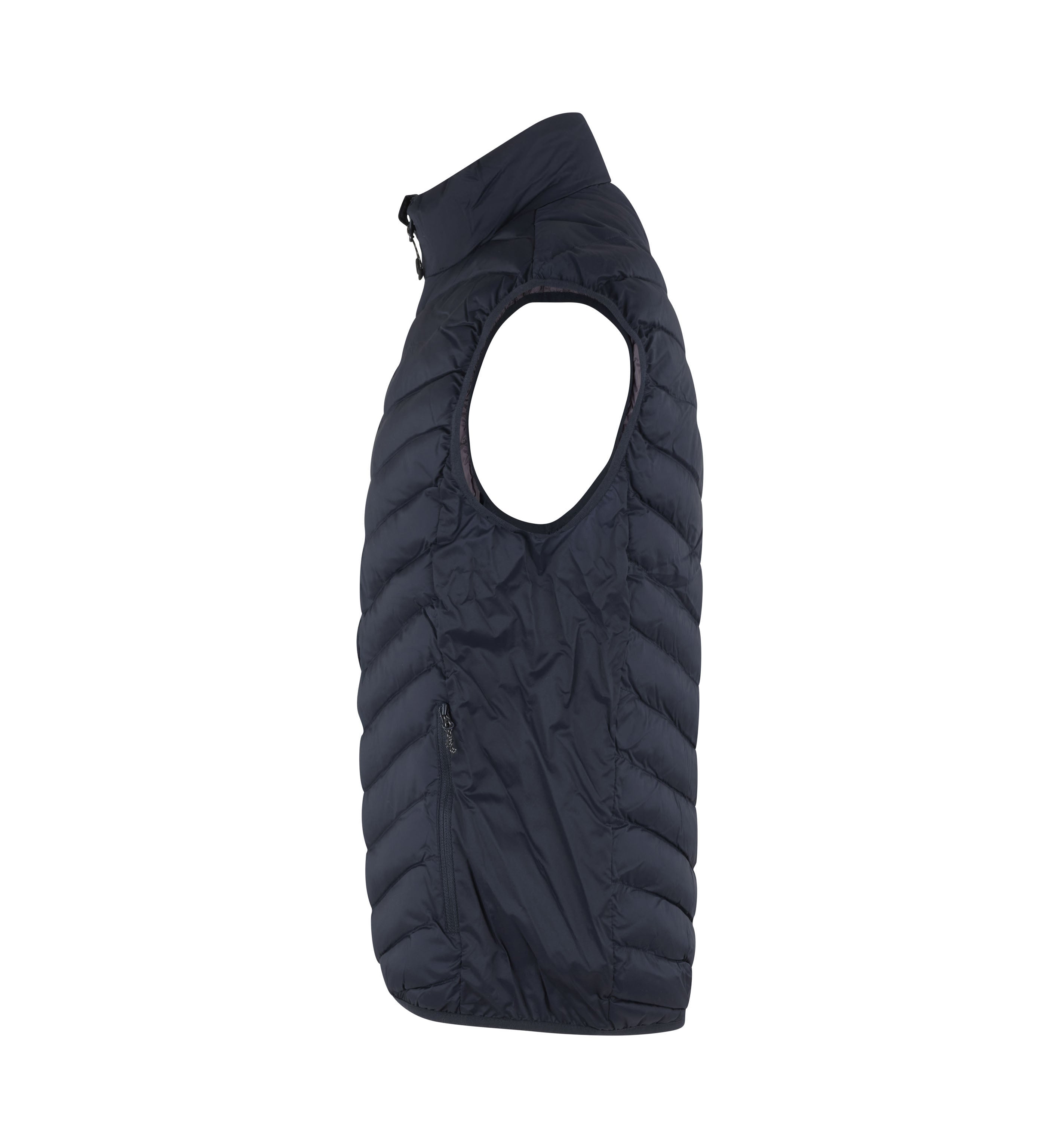 ID 0892 Bodywarmer | stretch nærbillede med tryk