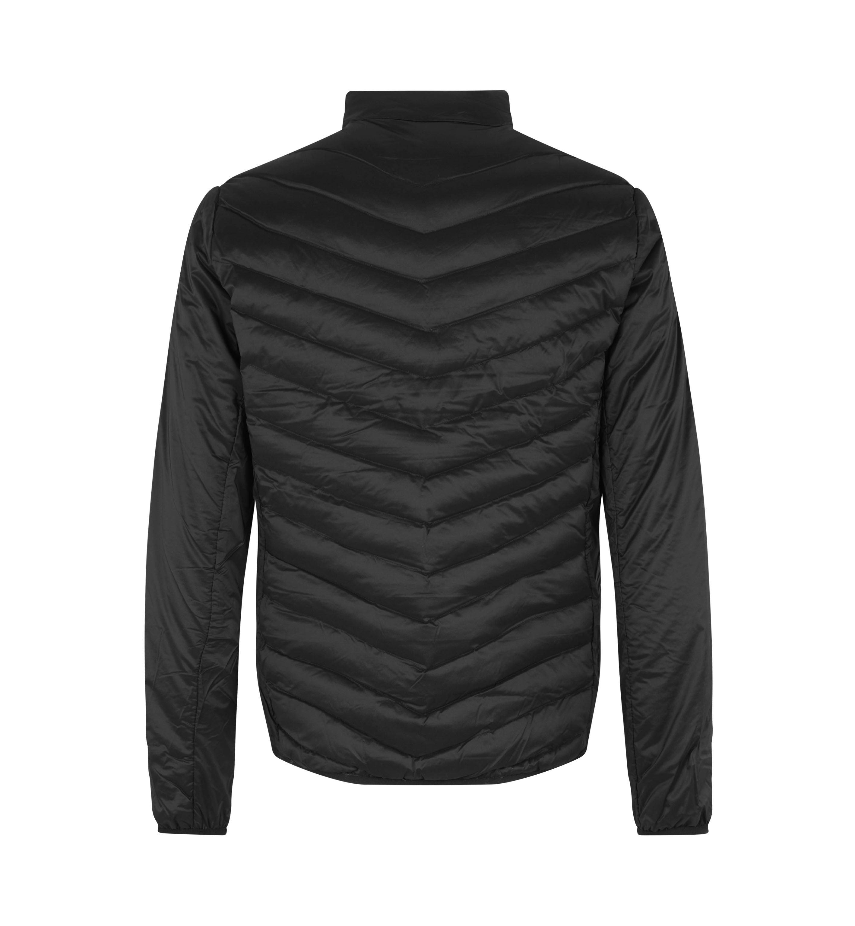 ID 0896 Padded jakke | stretch nærbillede til broderi