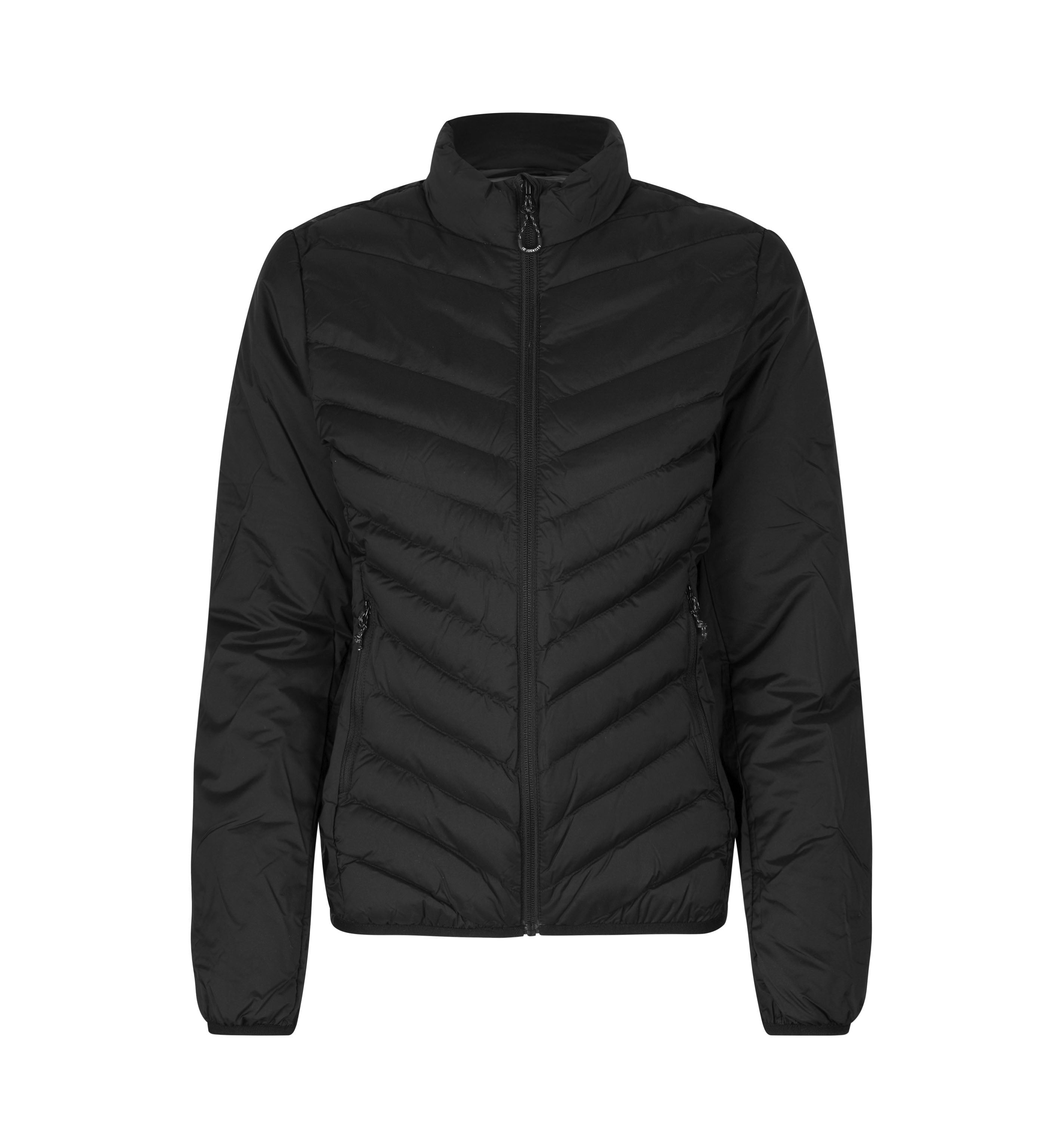ID 0897 Padded jakke | stretch | dame materiale med tryk