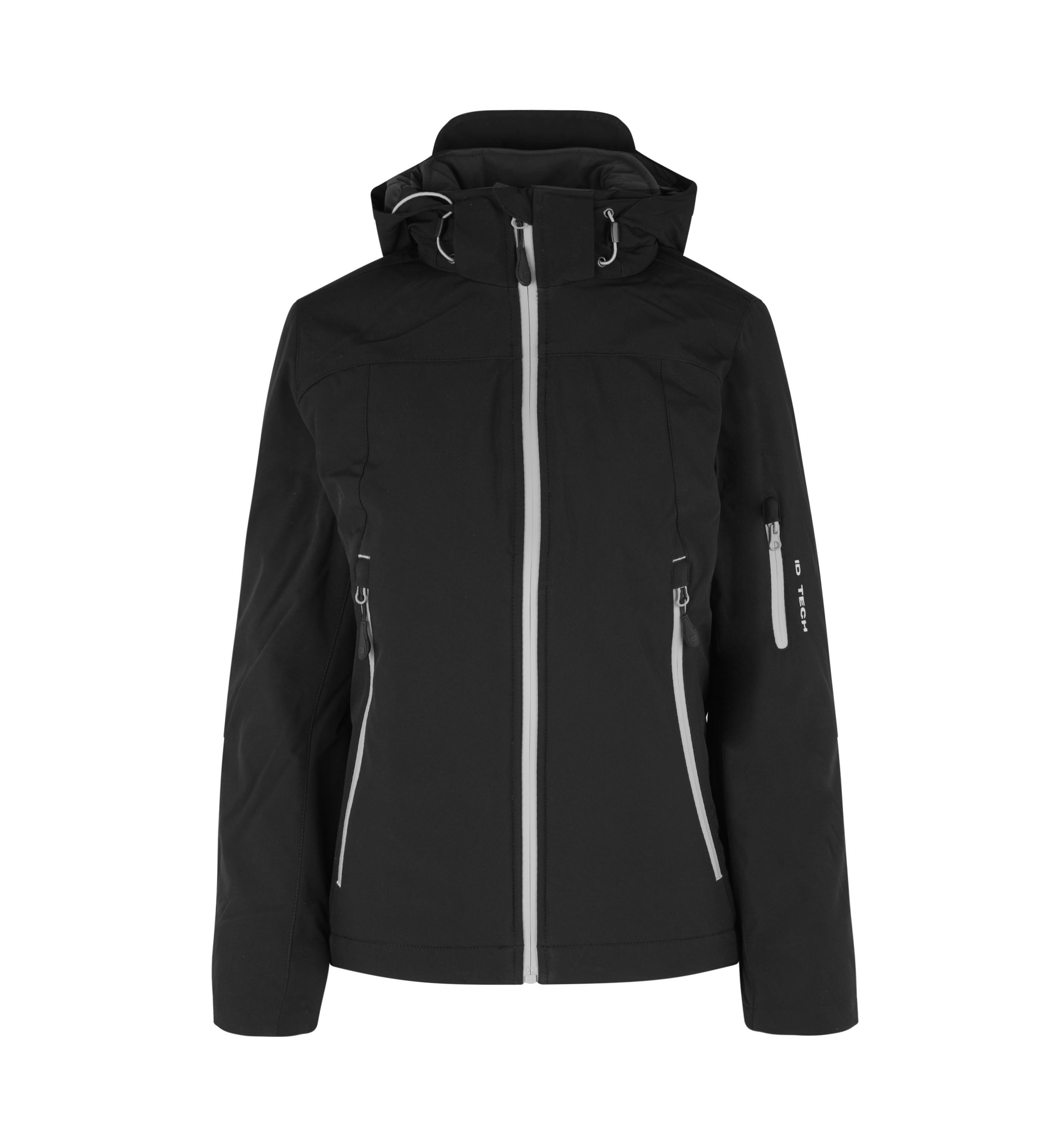 ID 0899 Softshell jakke | vinter | dame detalje med firmalogo