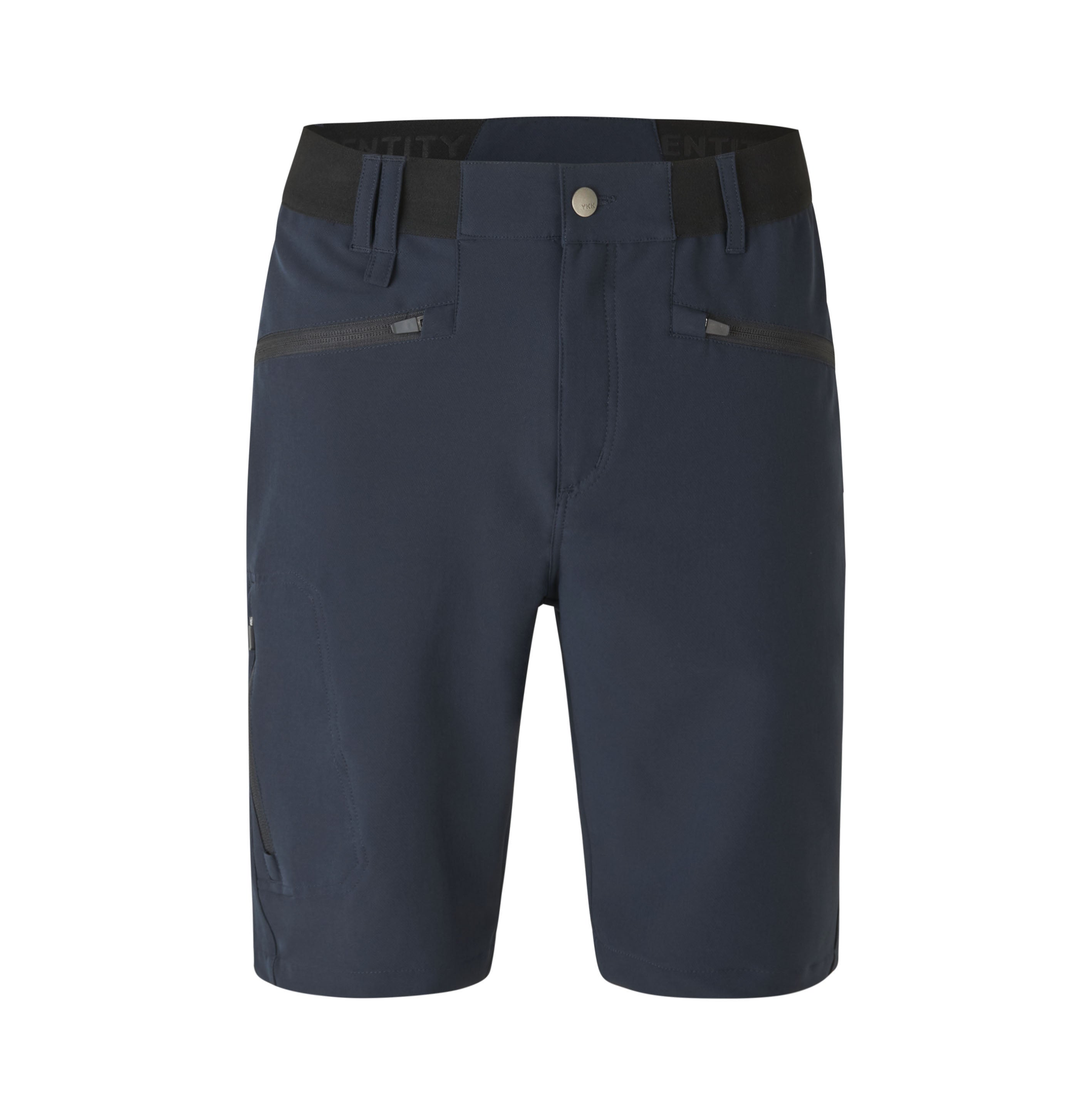 ID 0912 CORE stretch shorts detalje med firmalogo