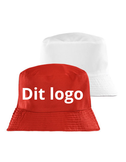 Bøllehat med logo materiale med logo