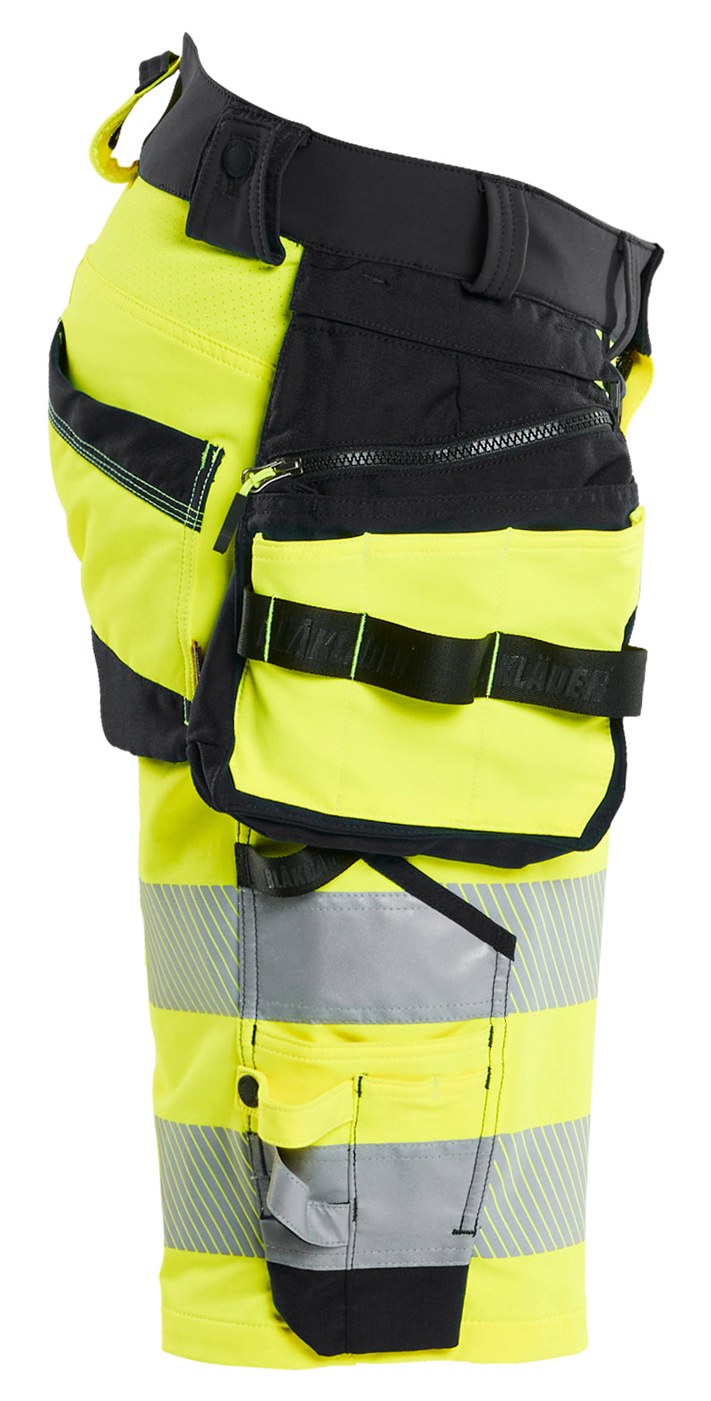 Blåkläder 1120 High Vis Shorts 4-vejs Stretch produktfoto til broderi
