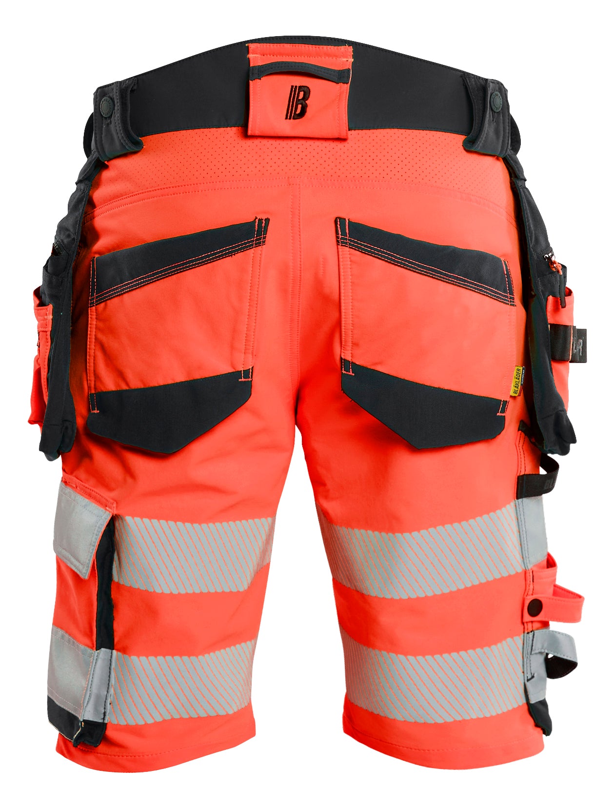Blåkläder 1120 High Vis Shorts 4-vejs Stretch detalje med logo