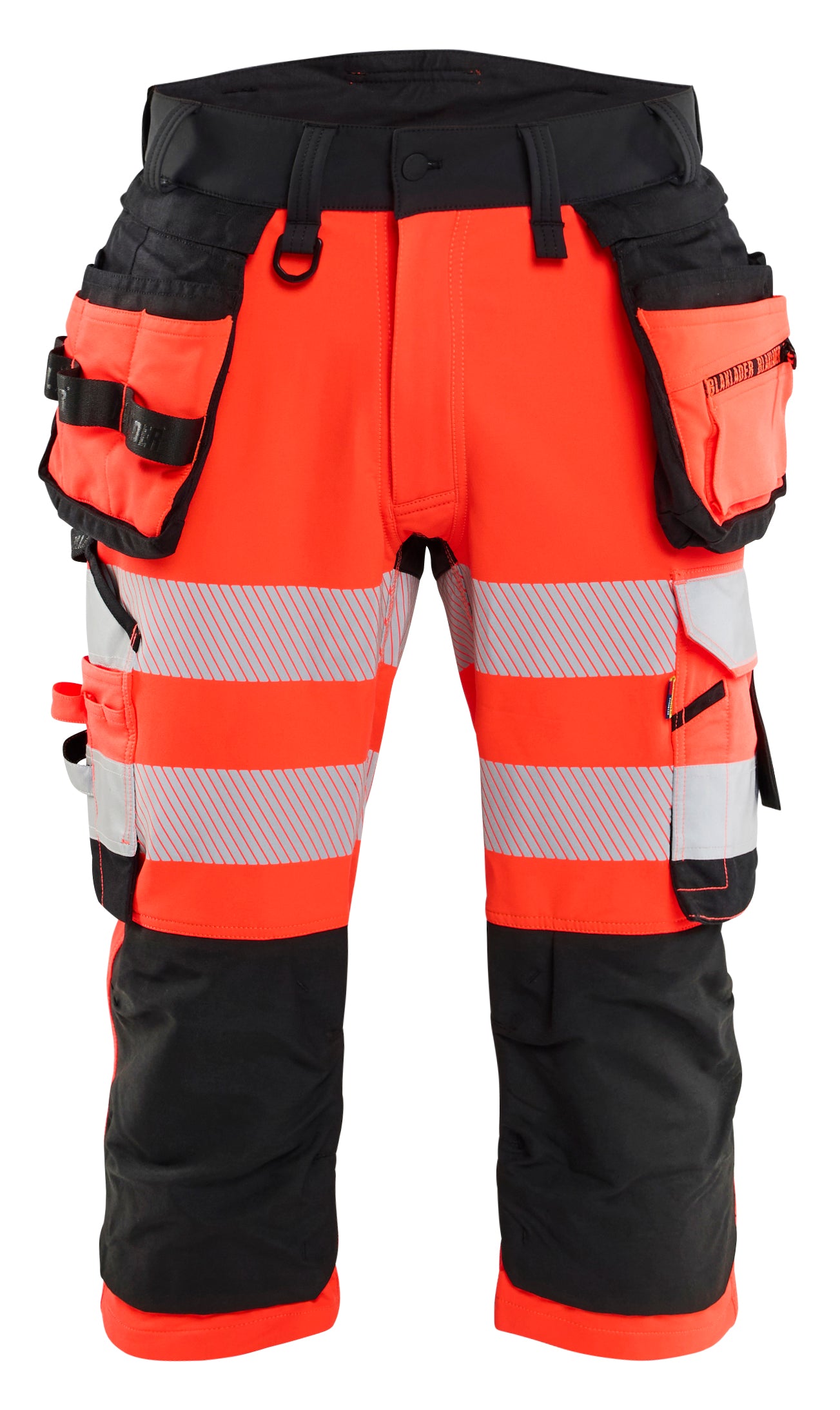 Blåkläder 1123 High Vis Knickers 4-vejs stretch produktfoto med firmalogo