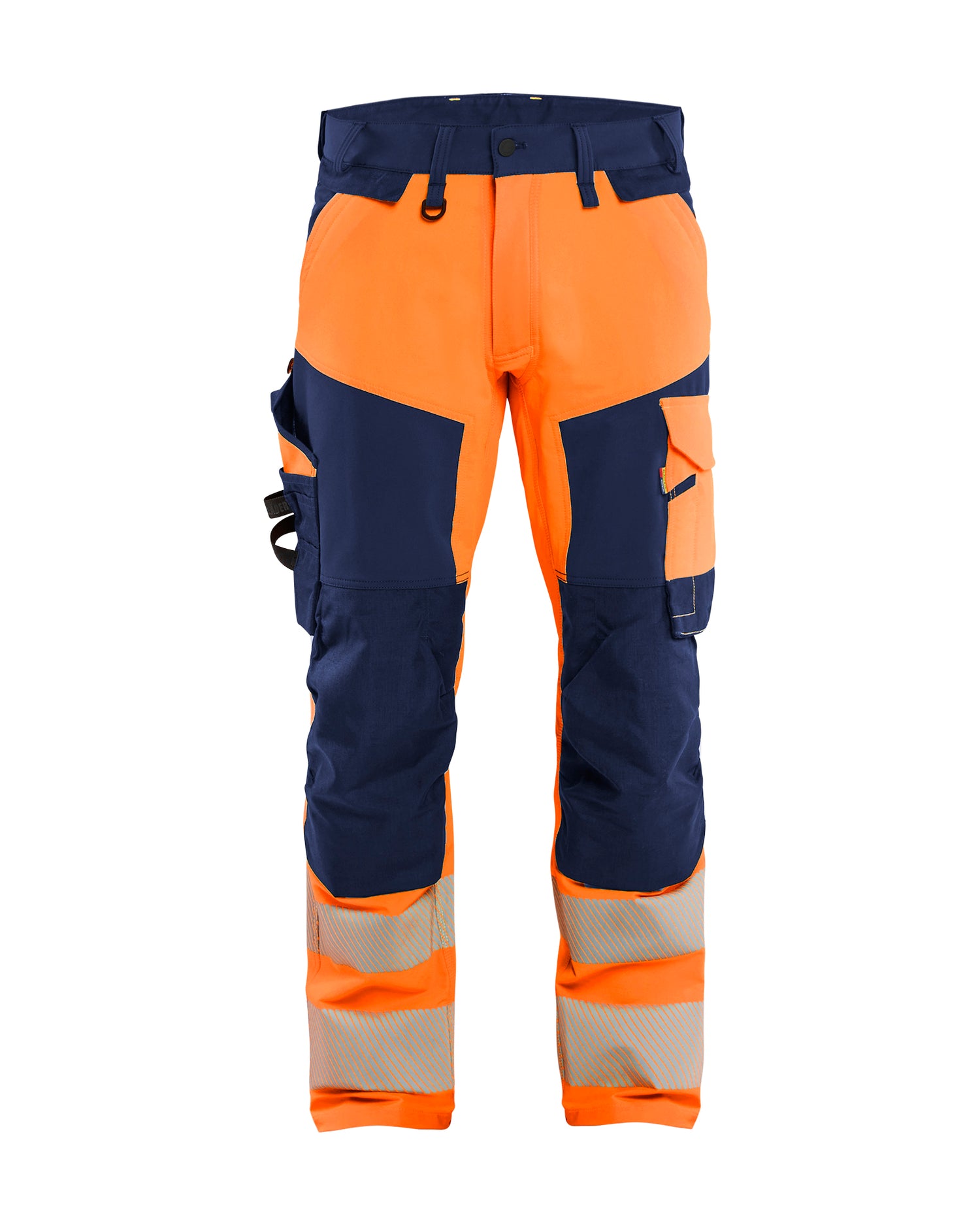 Blåkläder 1124 High Vis Buks 4-vejs Stretch, High Vis Orange/Marineblå