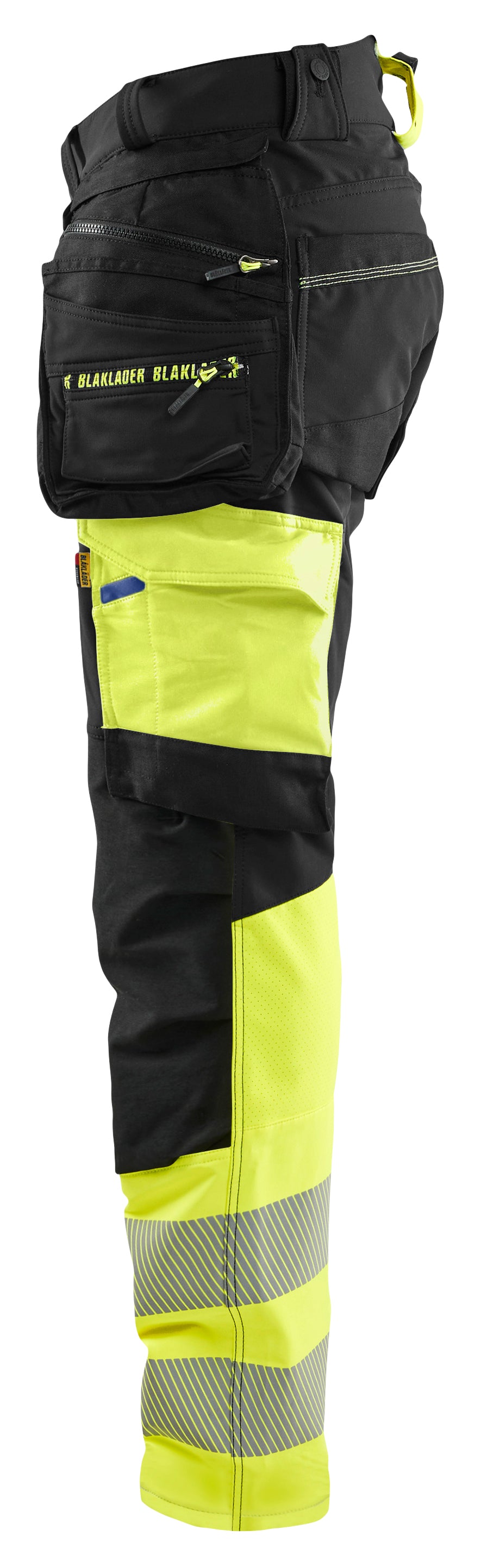 Blåkläder 1125 High Vis Buks 4-vejs Stretch nærbillede med tryk