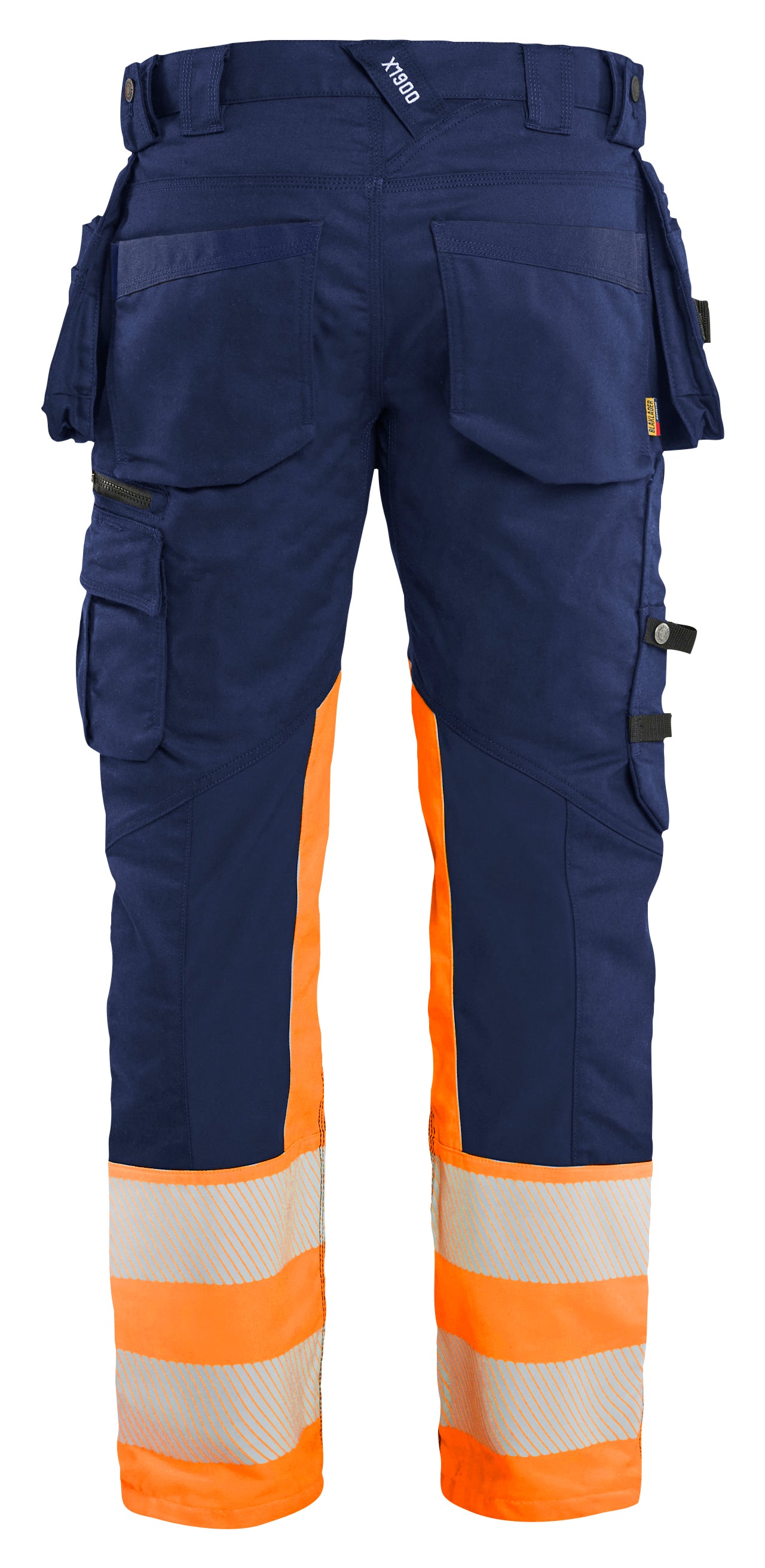 Blåkläder 1130 High Vis Buks Stretch nærbillede med logo