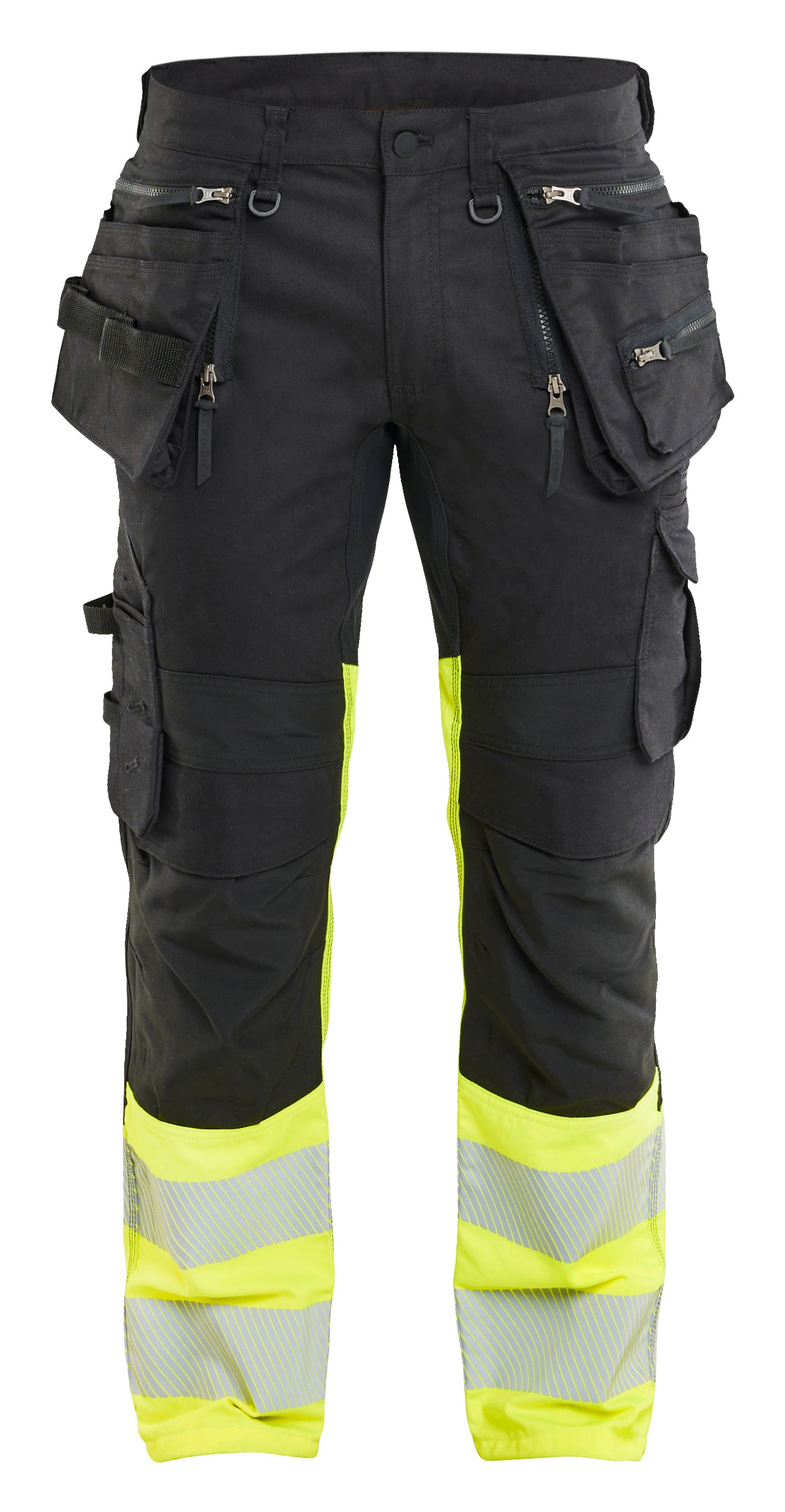 Blåkläder 1130 High Vis Buks Stretch detalje med firmalogo