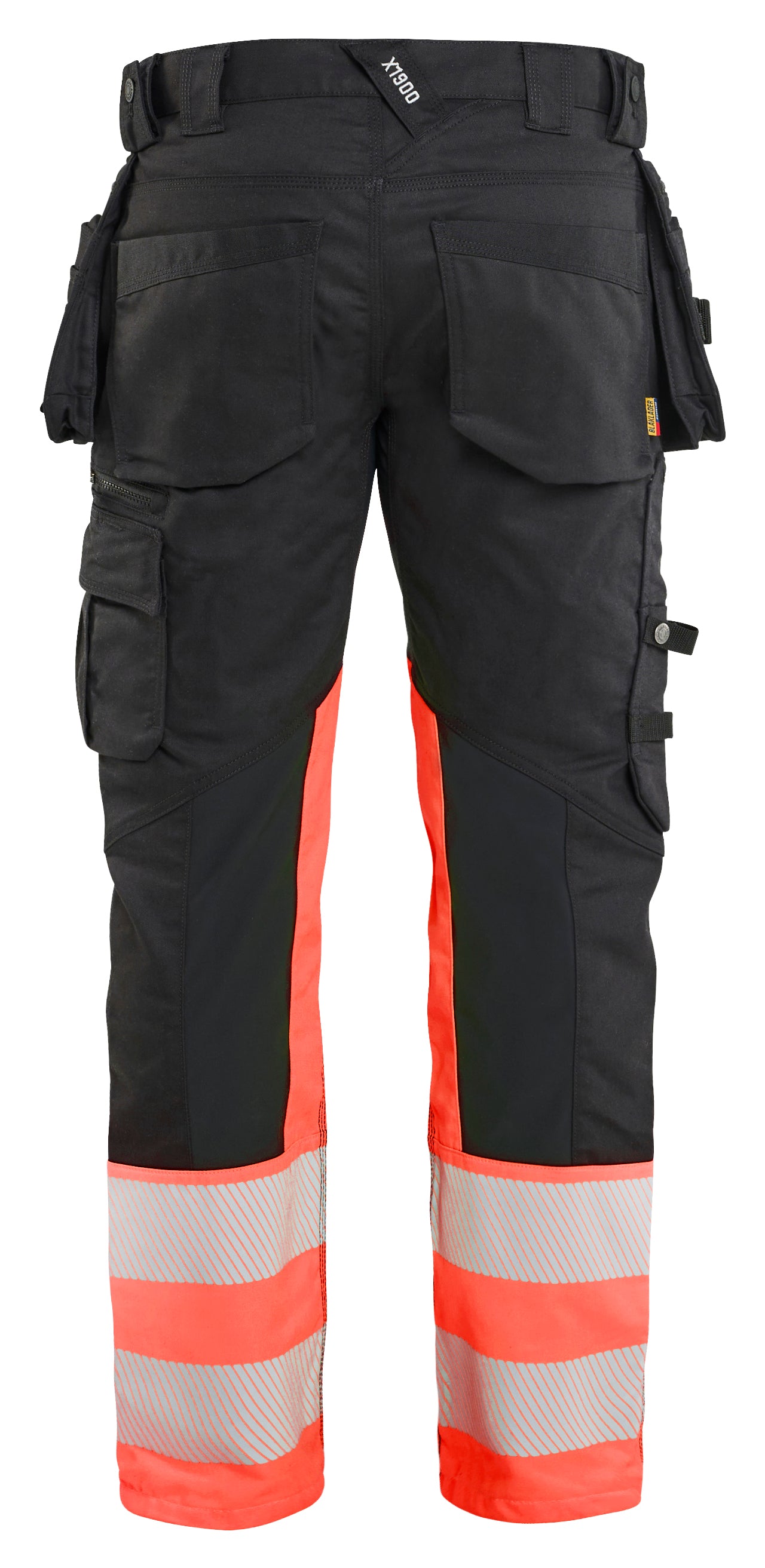 Blåkläder 1130 High Vis Buks Stretch detalje med logo