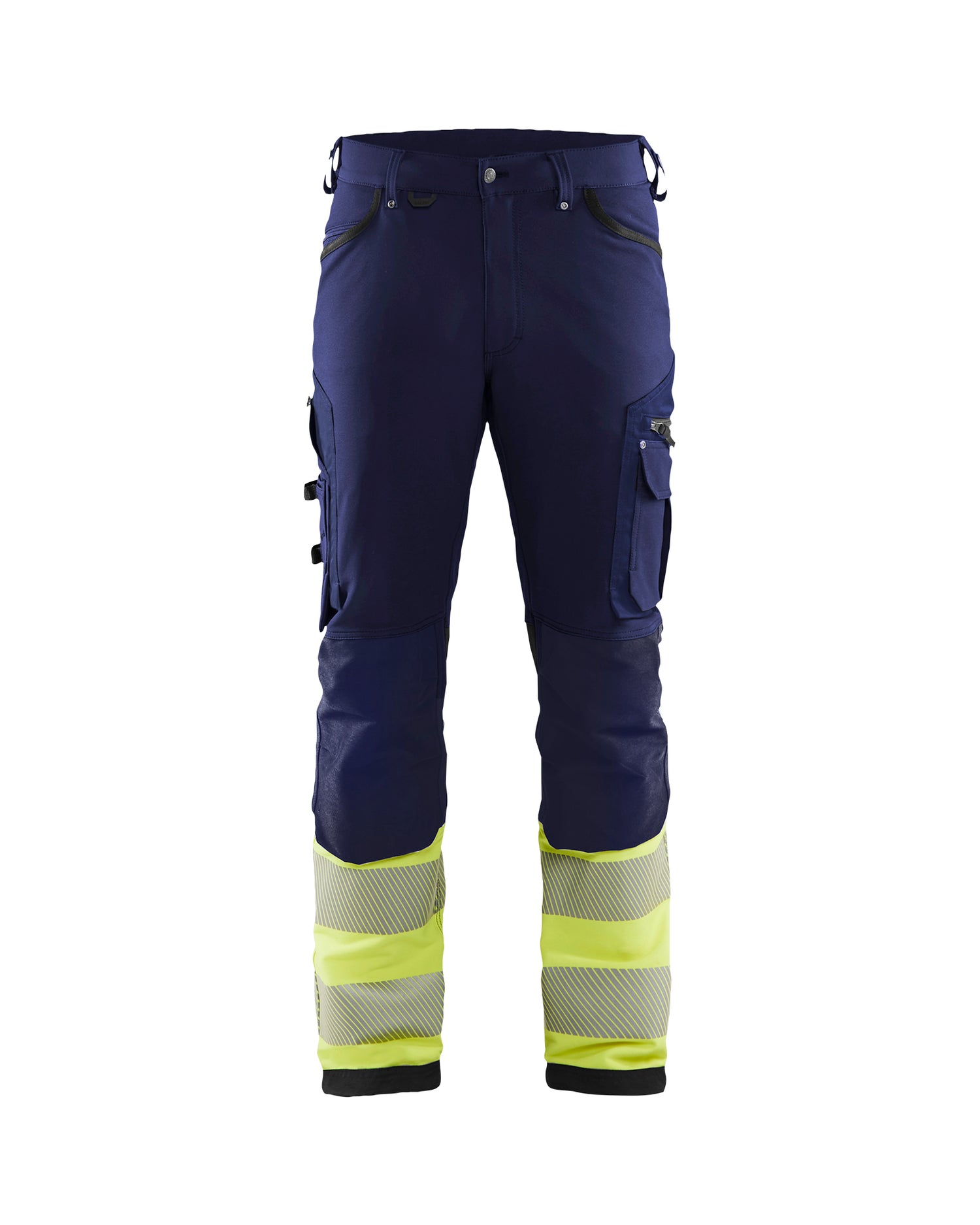 Blåkläder 1193 High vis buks 4-vejs stretch, Marineblå/High Vis Gul