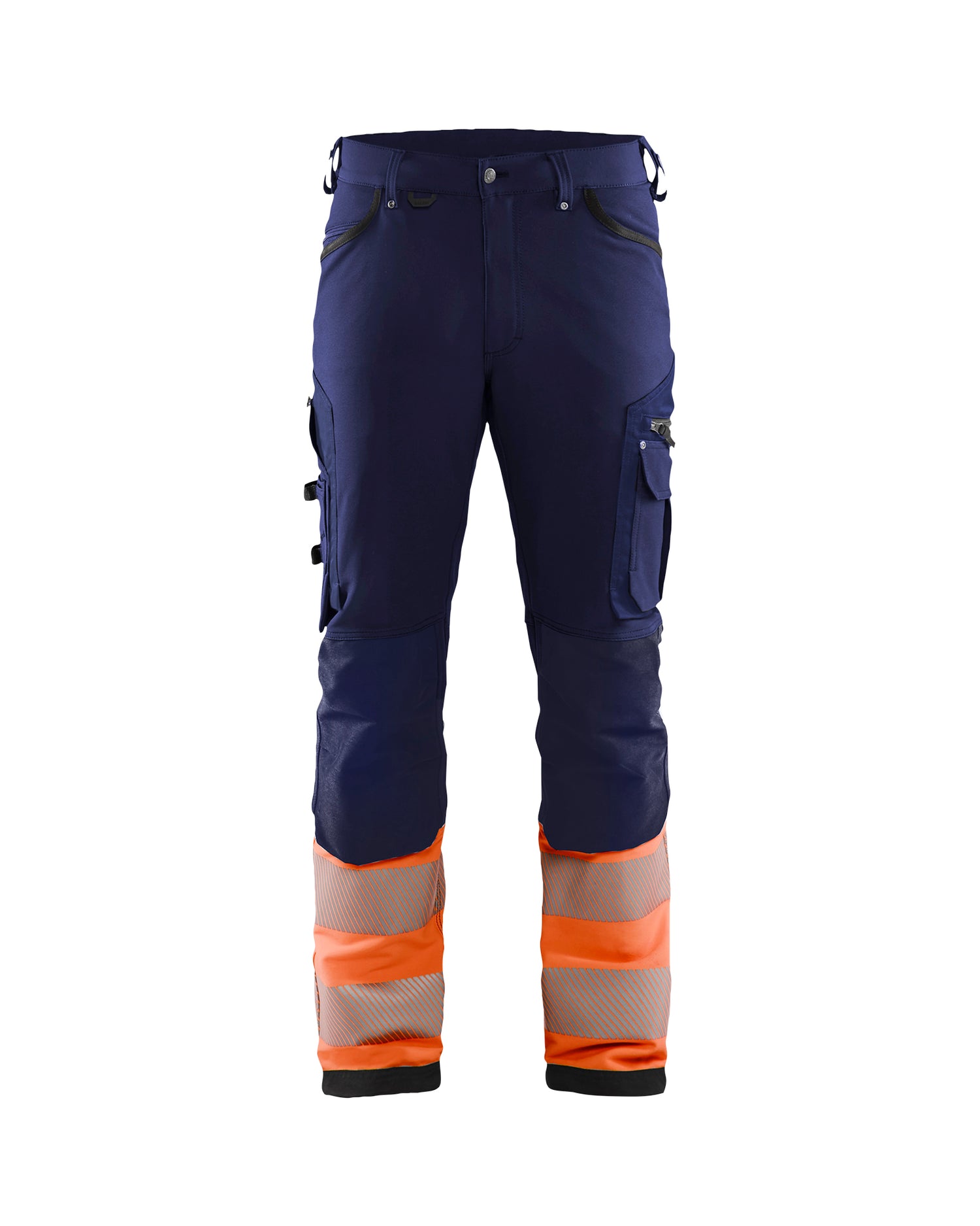 Blåkläder 1193 High vis buks 4-vejs stretch, Marineblå/High Vis Orange