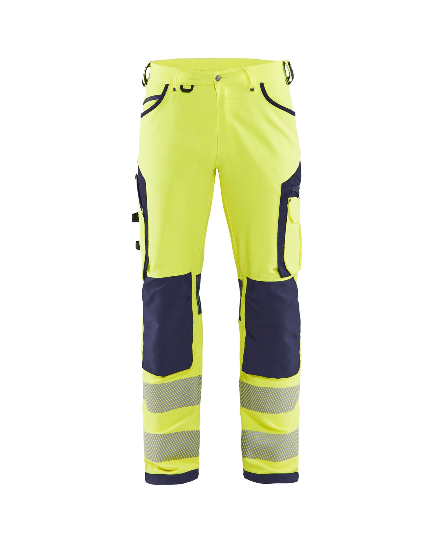 Blåkläder 1197 High vis buks 4-vejs stretch, High Vis Gul/Marineblå