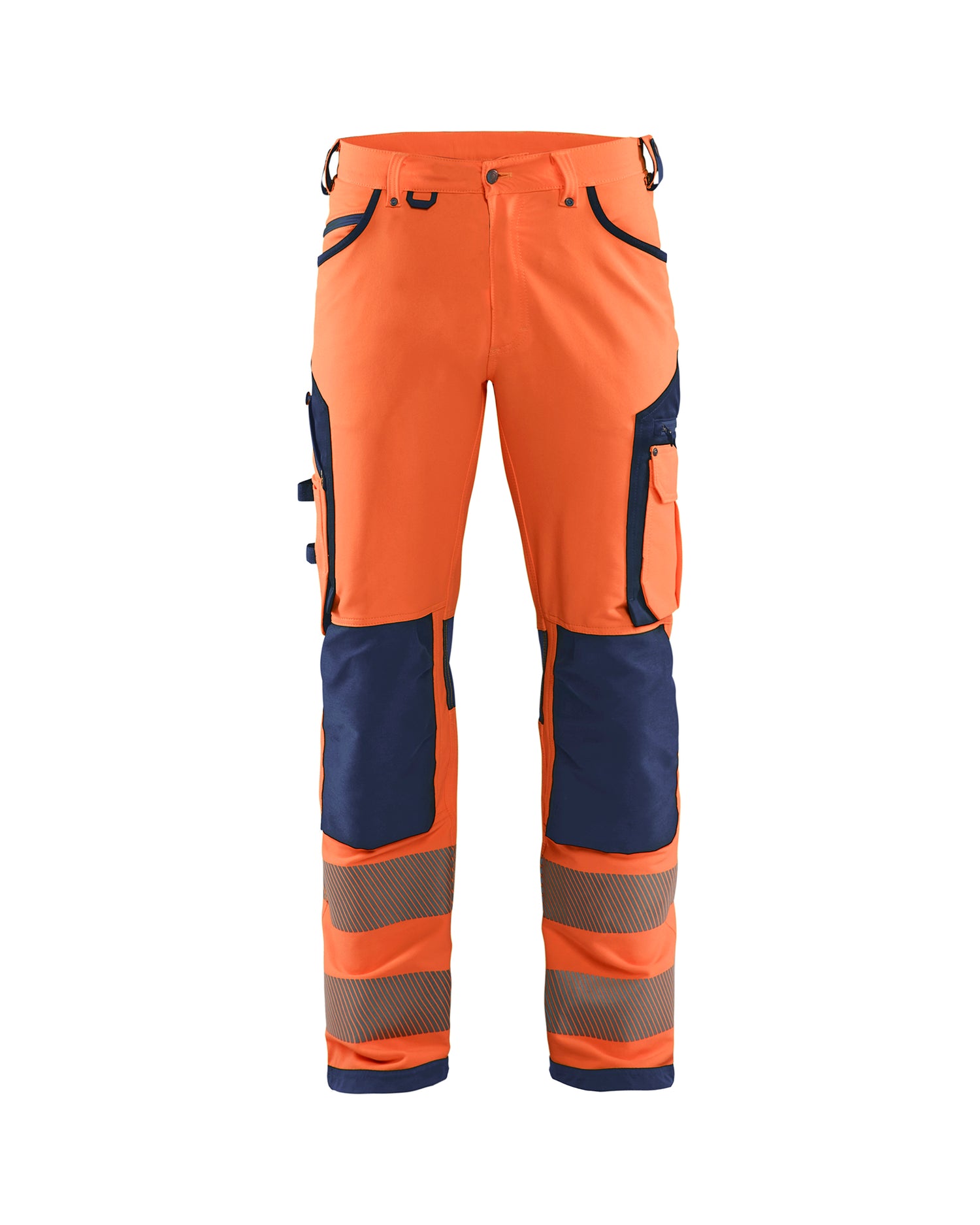 Blåkläder 1197 High vis buks 4-vejs stretch, High Vis Orange/Marineblå