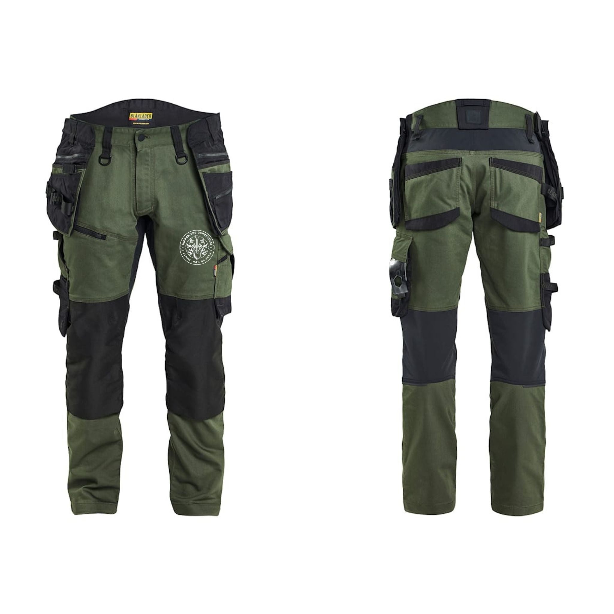 Korsbjerg Gardening Blåkläder 1970 Striker Håndværkerbuks med Stretch m front logo