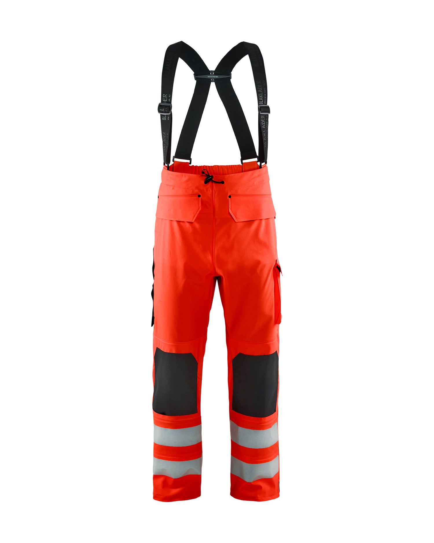 Blåkläder 1302 High Vis Regnbuks Level 2, High Vis Rød
