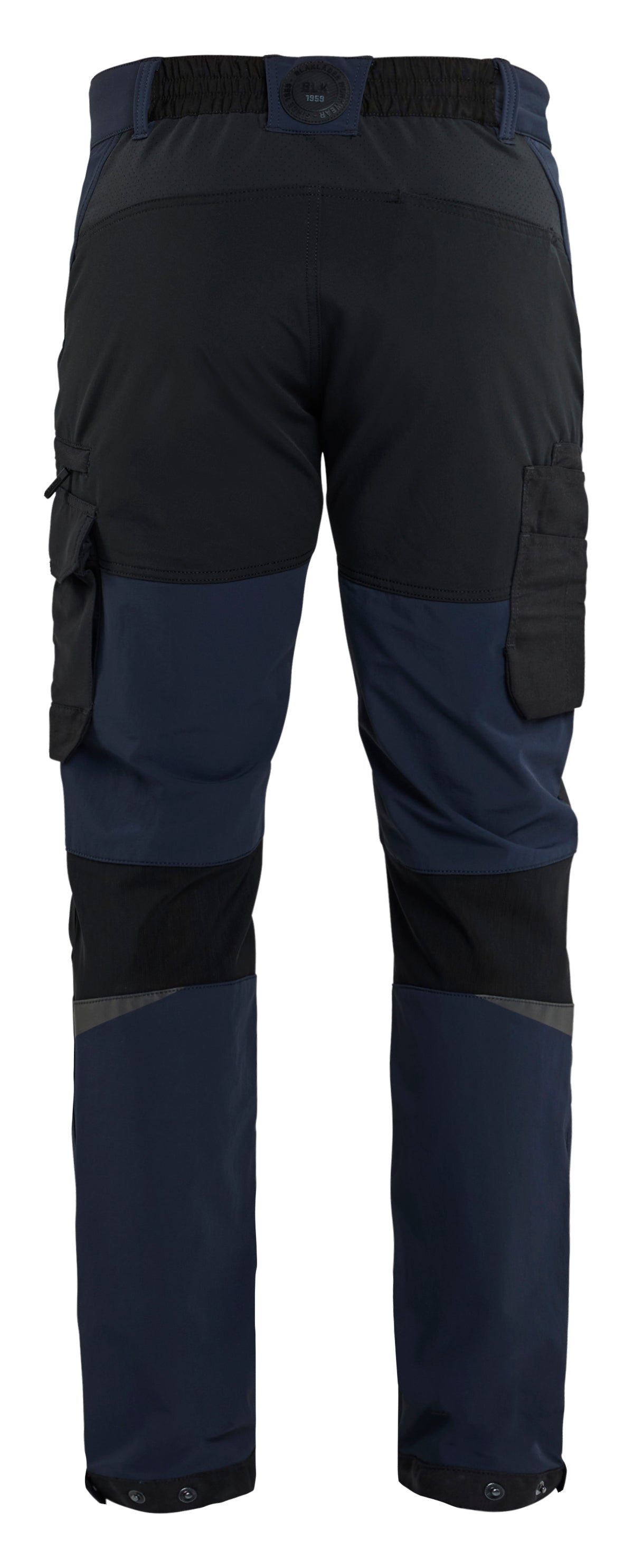 Blåkläder 1422 Service Buks 4-vejs stretch nærbillede med logo