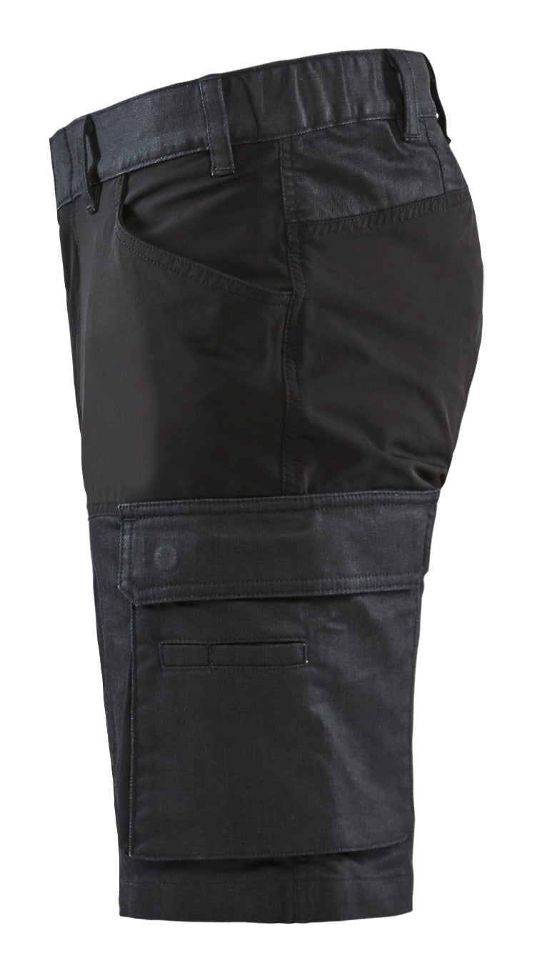Blåkläder 1437 Service Shorts stretch produktfoto med tryk