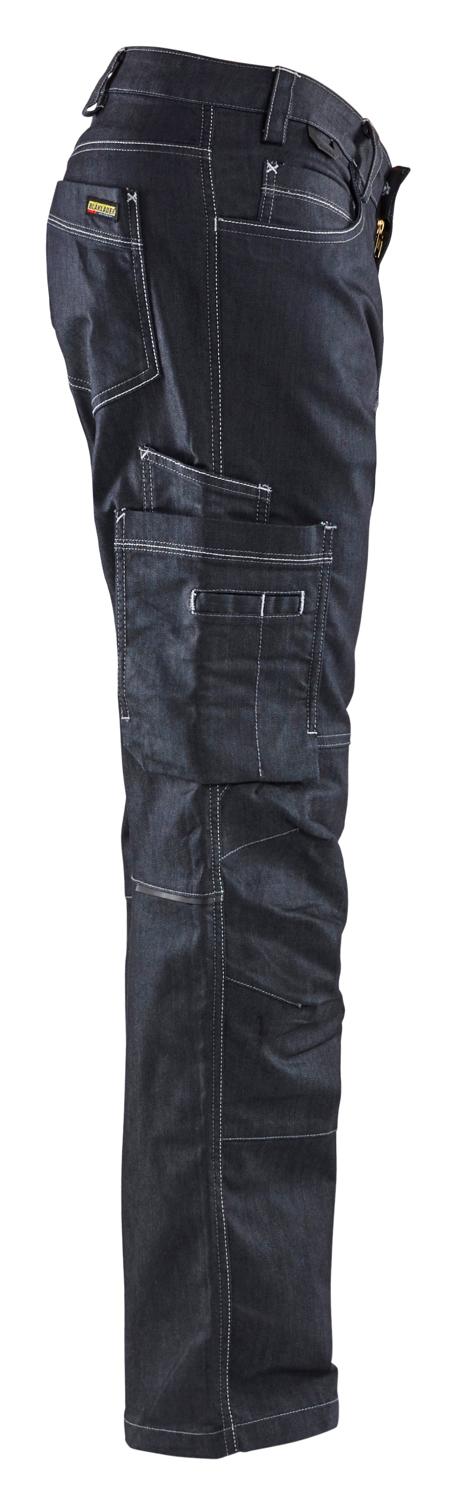 Blåkläder 1439 Service buks Denim stretch detalje til broderi