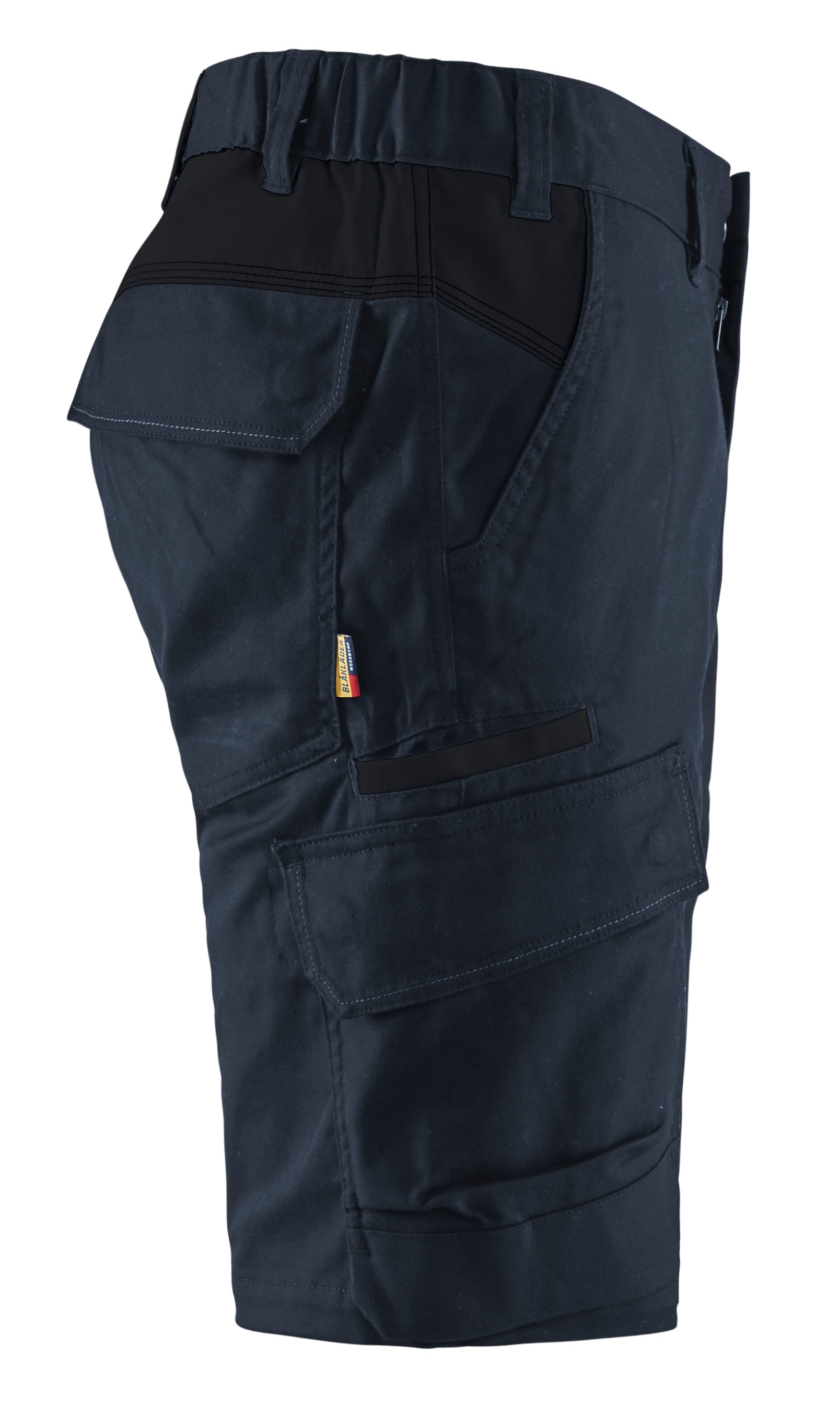 Blåkläder 1446 Industri shorts med stretch produktbillede med tryk