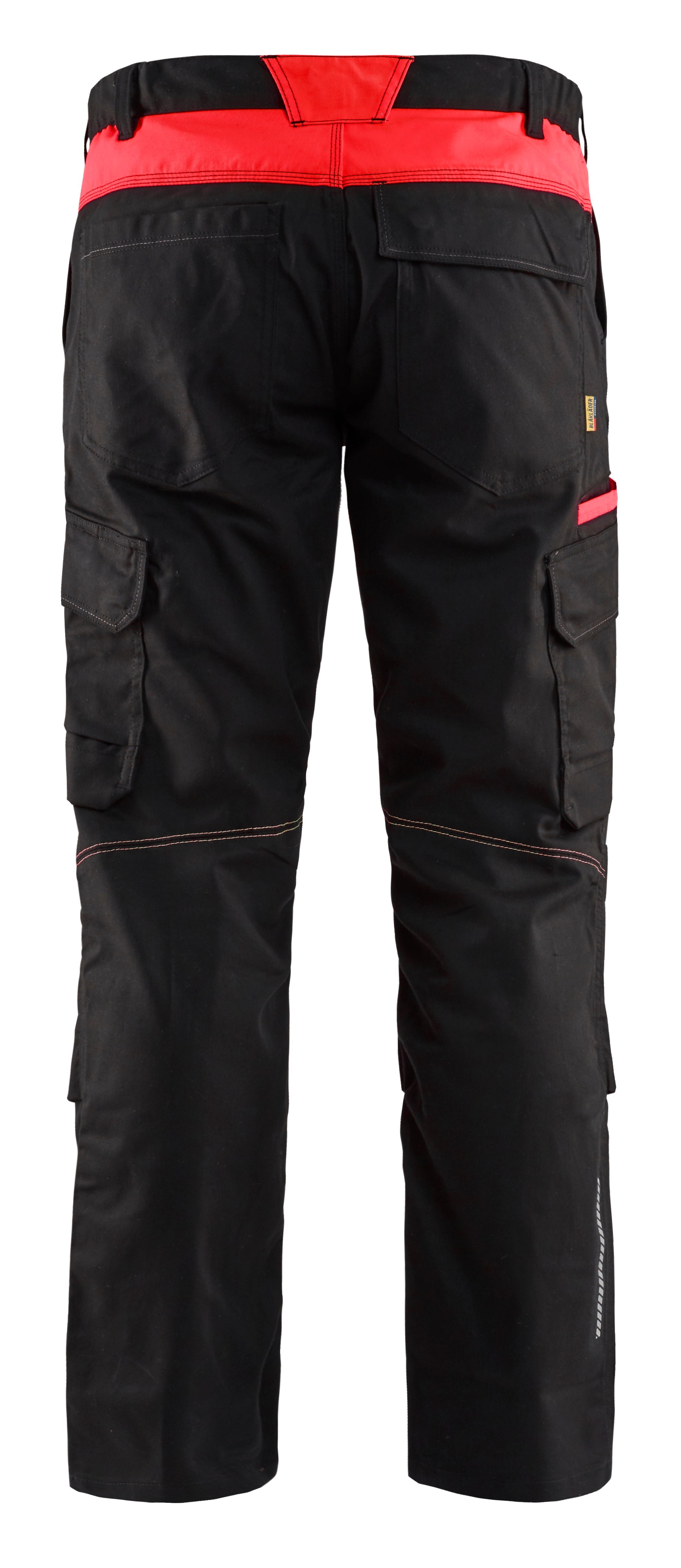 Blåkläder 1448 Industri Buks med knælommer stretch nærbillede med logo