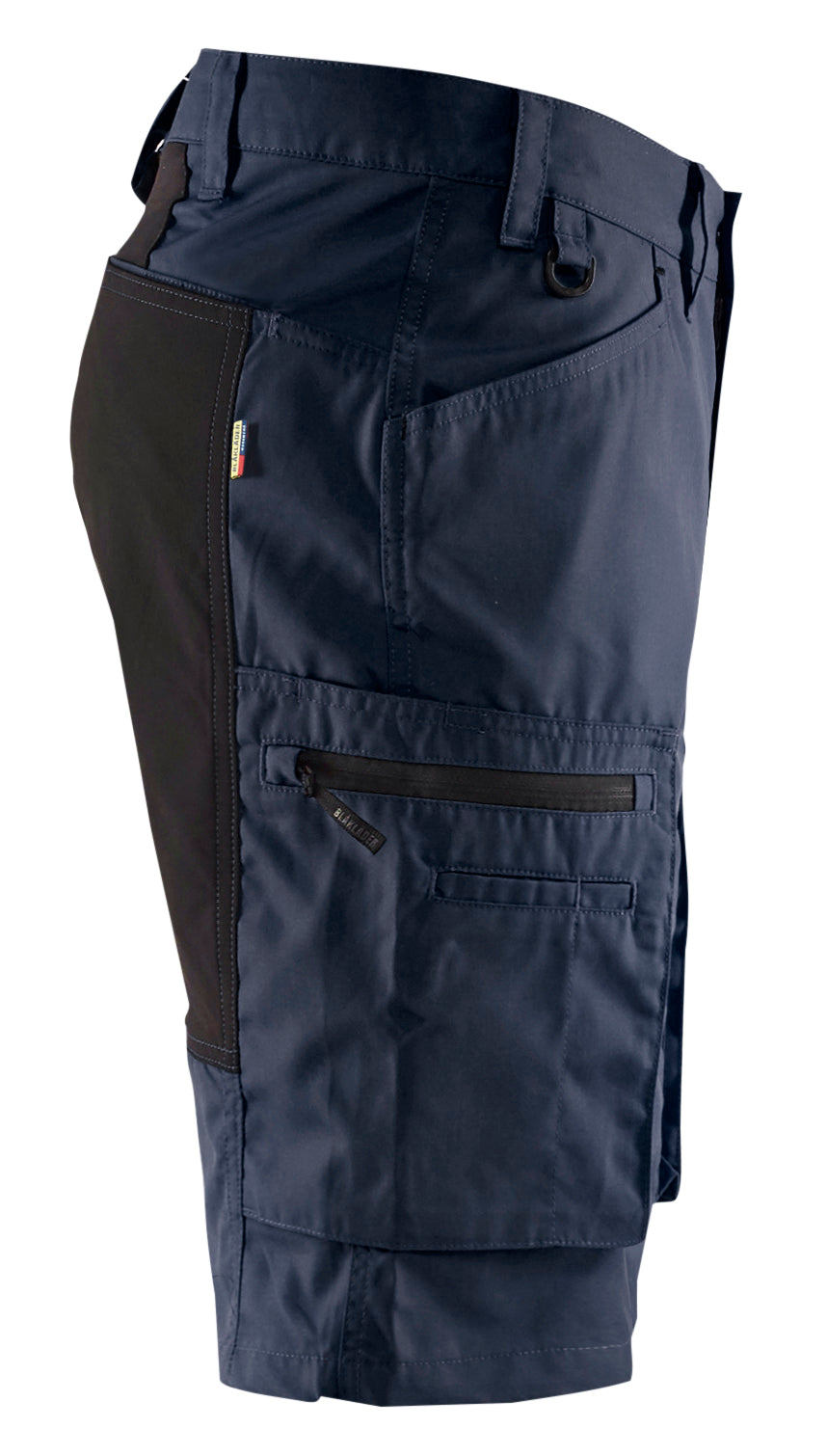 Blåkläder 1449 Service Shorts med stretch nærbillede til broderi