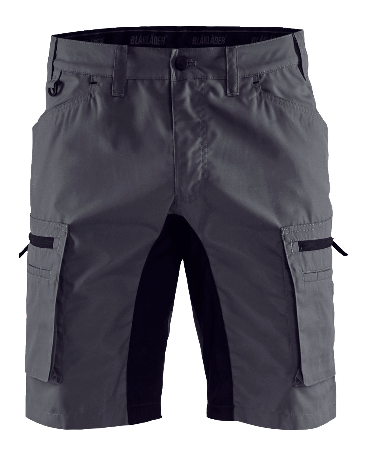 Blåkläder 1449 Service Shorts med stretch nærbillede med firmalogo