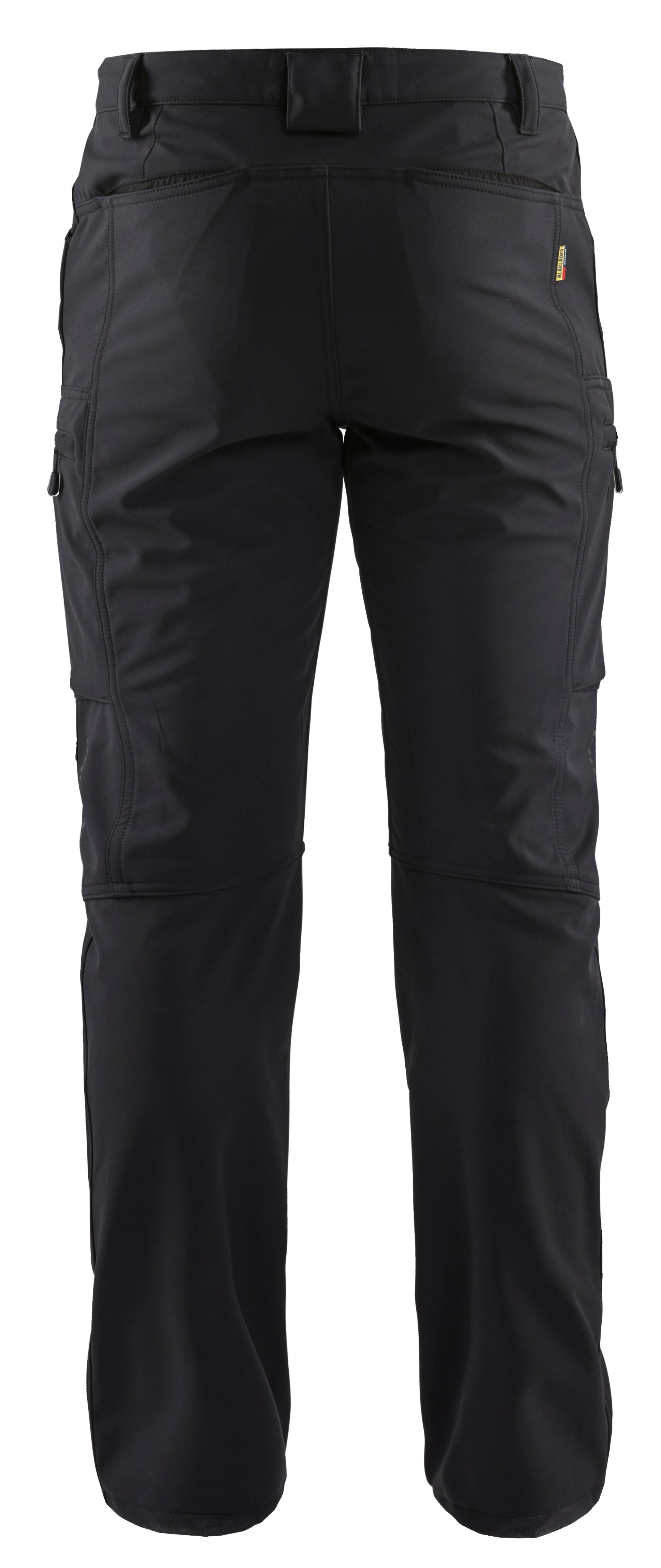 Blåkläder 1477 Service Buks Softshell nærbillede med logo