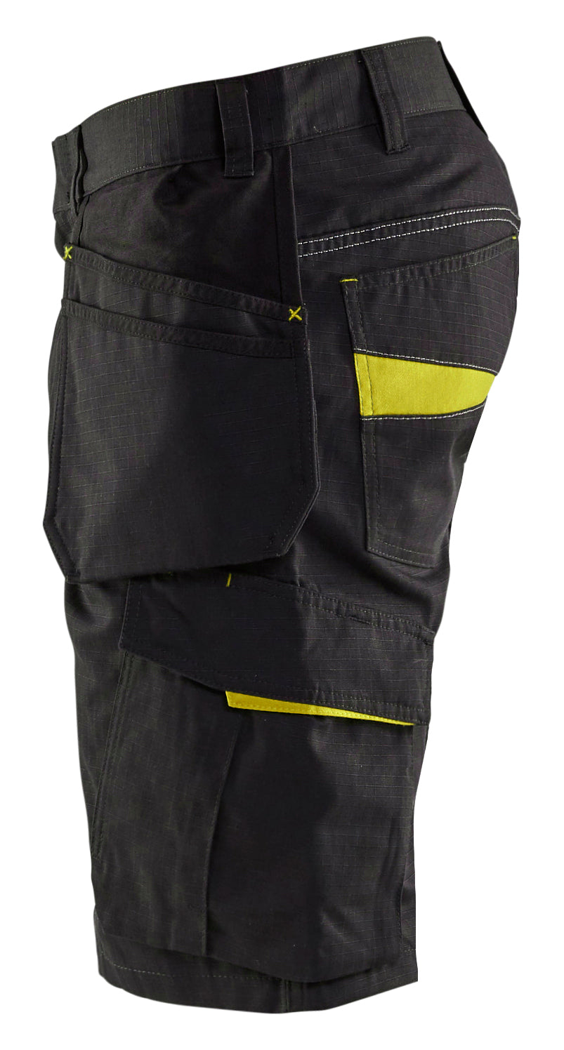 Blåkläder 1494 Serviceshorts med Værktøjslommer materiale med tryk