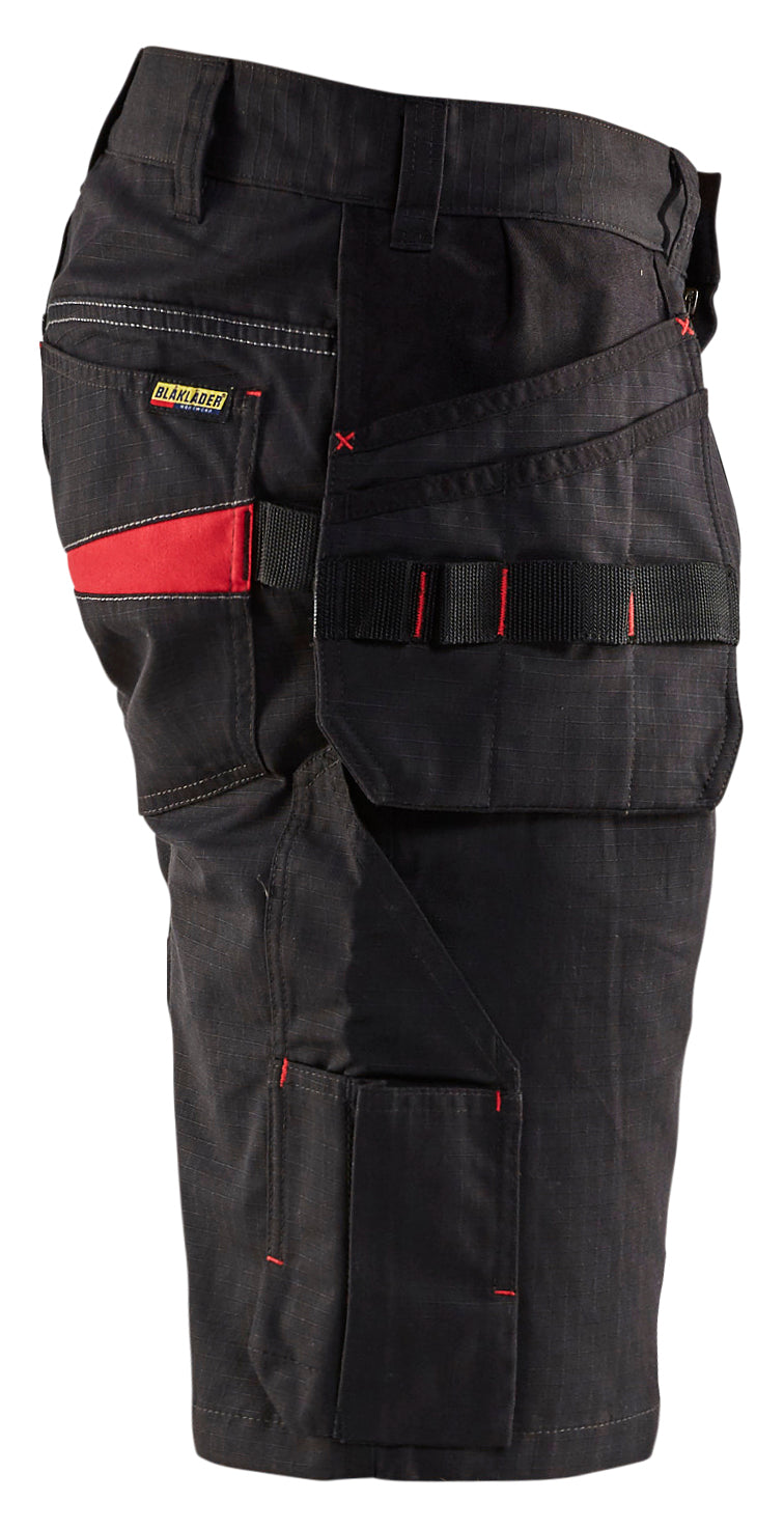 Blåkläder 1494 Serviceshorts med Værktøjslommer materiale til broderi