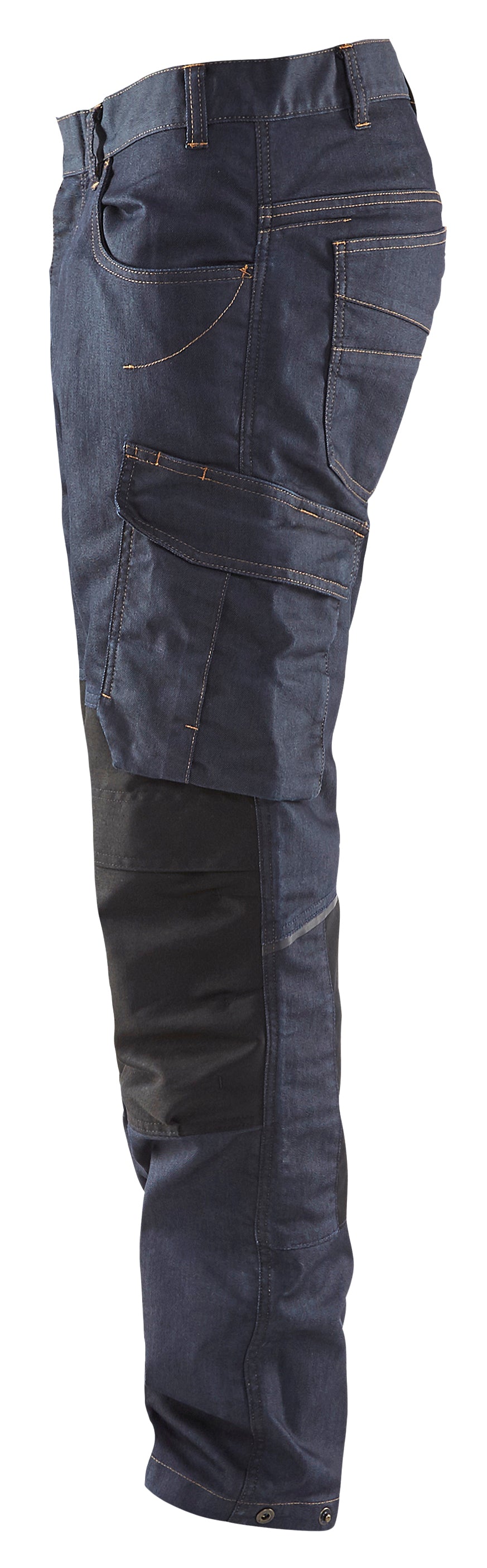 Blåkläder 1497 Servicebuks Denim stretch produktfoto med tryk