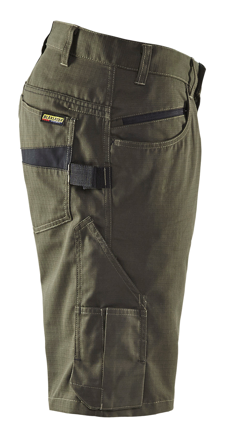 Blåkläder 1499 Serviceshorts detalje til broderi