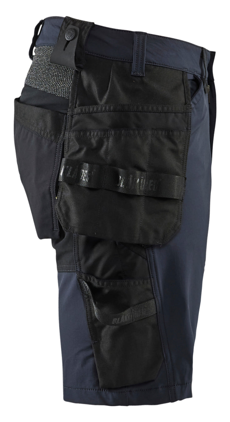Blåkläder 1520 Håndværker Shorts 4-vejs stretch detalje til broderi