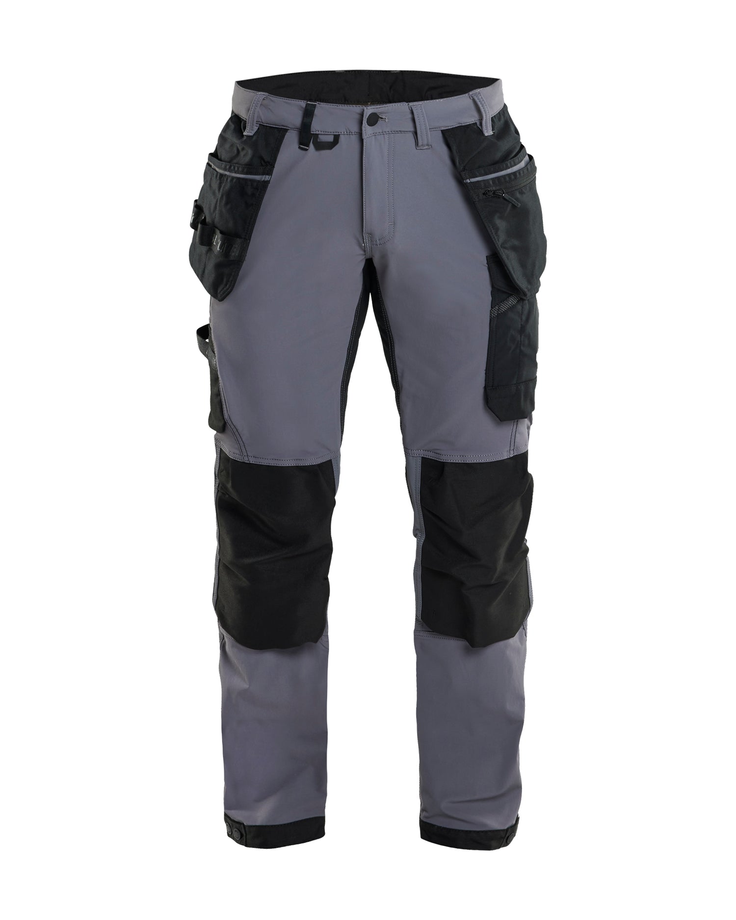 Blåkläder 1522 Håndværker Buks 4-vejs Stretch, Mellemgrå/Sort