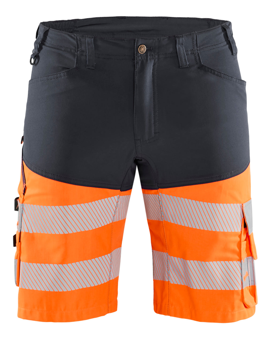 Blåkläder 1541 High Vis Shorts med stretch detalje med firmalogo