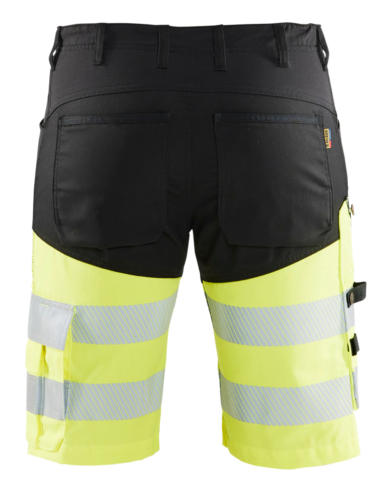 Blåkläder 1541 High Vis Shorts med stretch detalje med logo