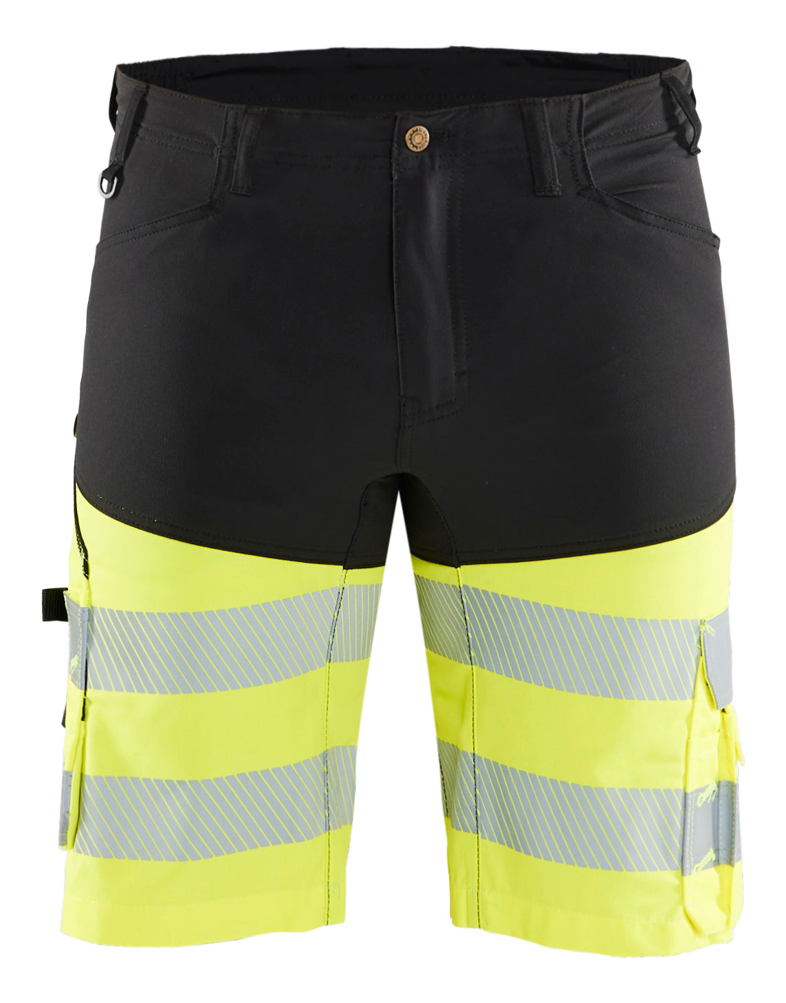 Blåkläder 1541 High Vis Shorts med stretch produktfoto med firmalogo