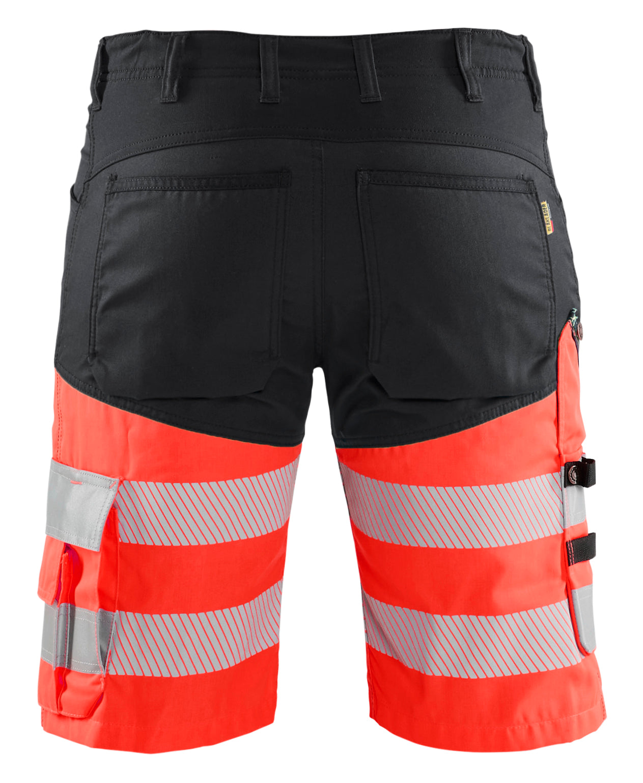 Blåkläder 1541 High Vis Shorts med stretch produktfoto med logo