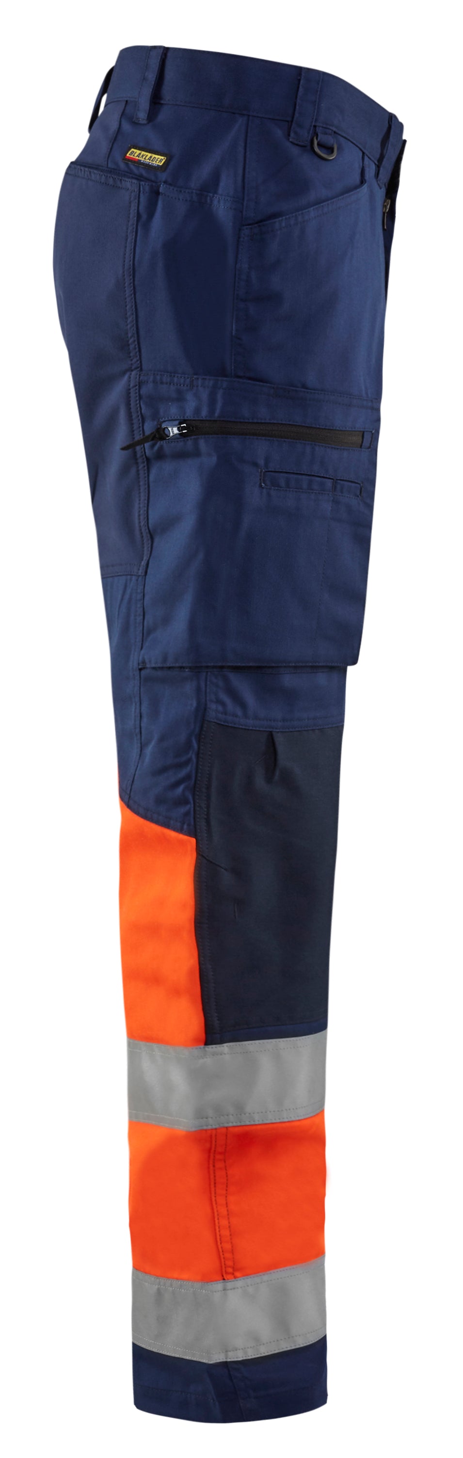 Blåkläder 1551 High Vis Buks med stretch produktfoto til broderi
